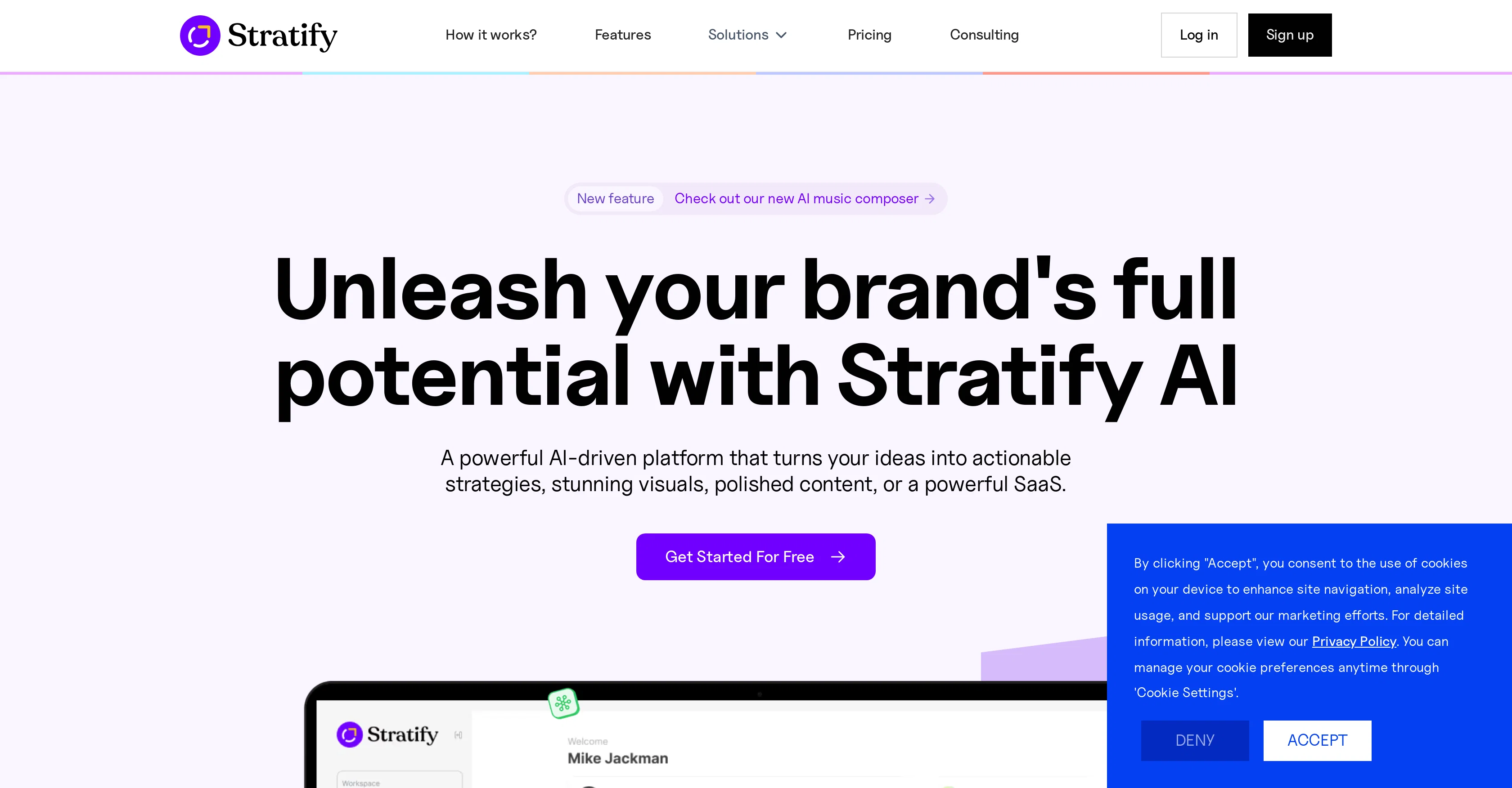 Stratify screenshot