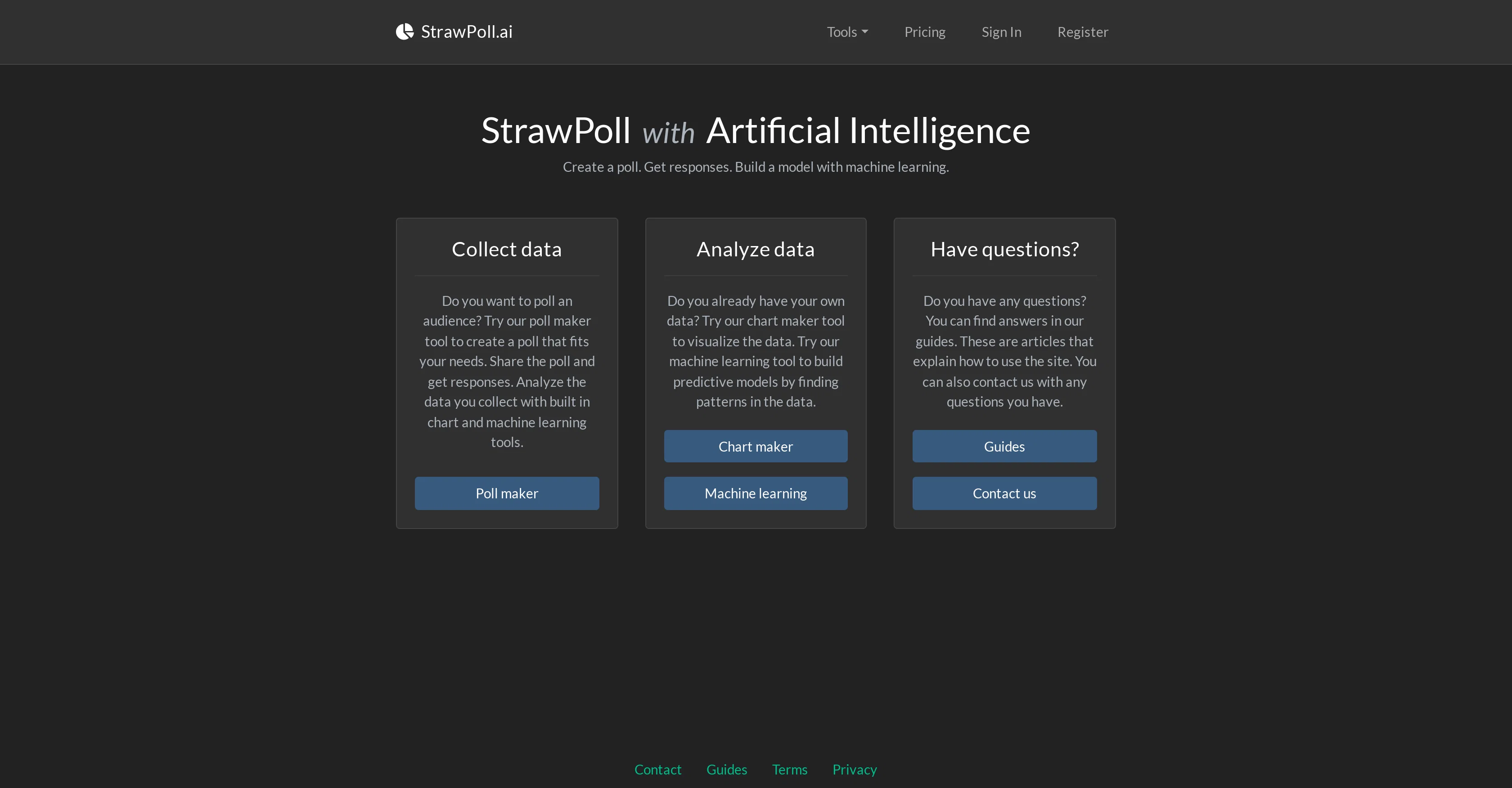 StrawPoll screenshot