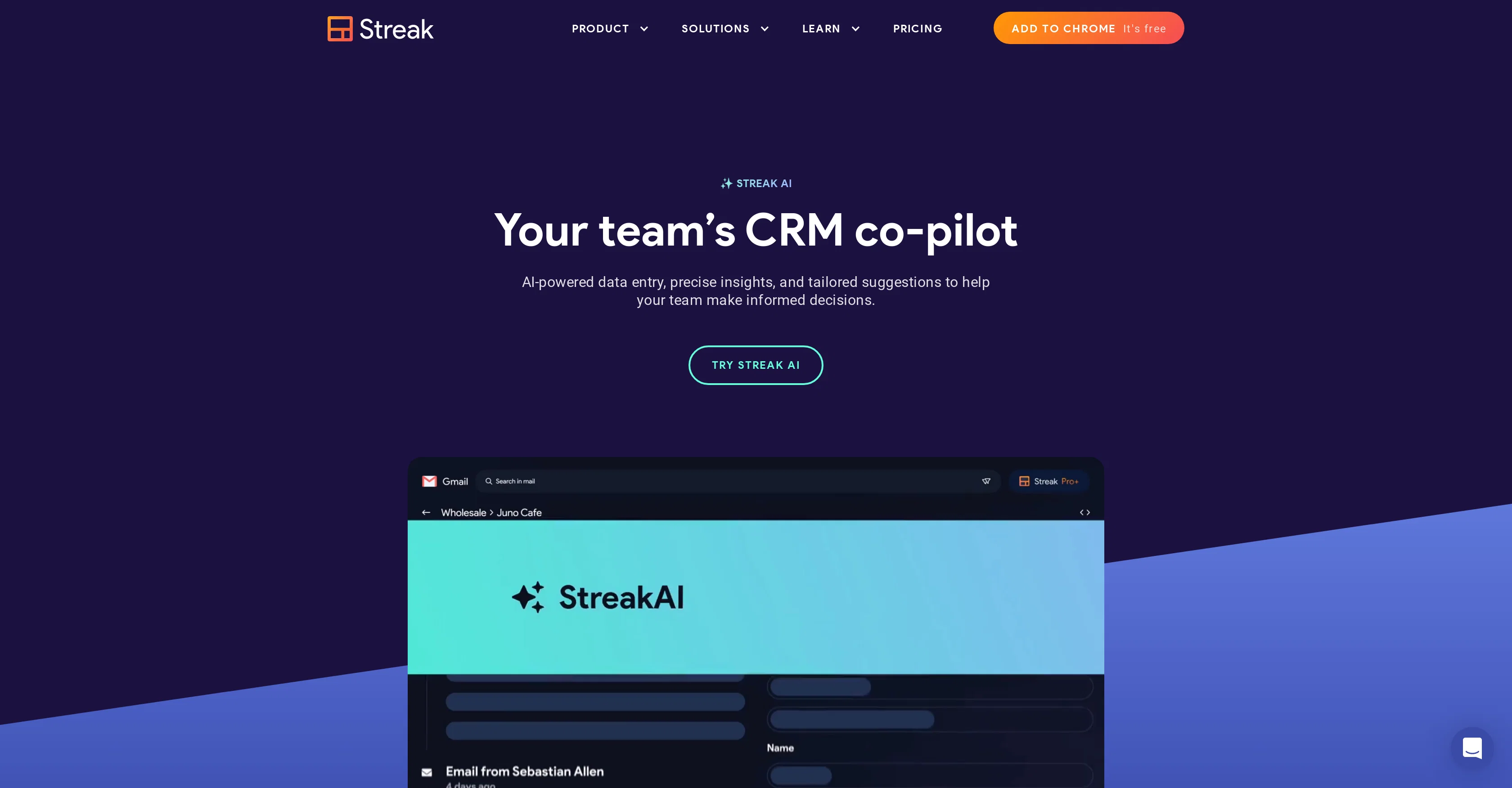 Streak AI screenshot