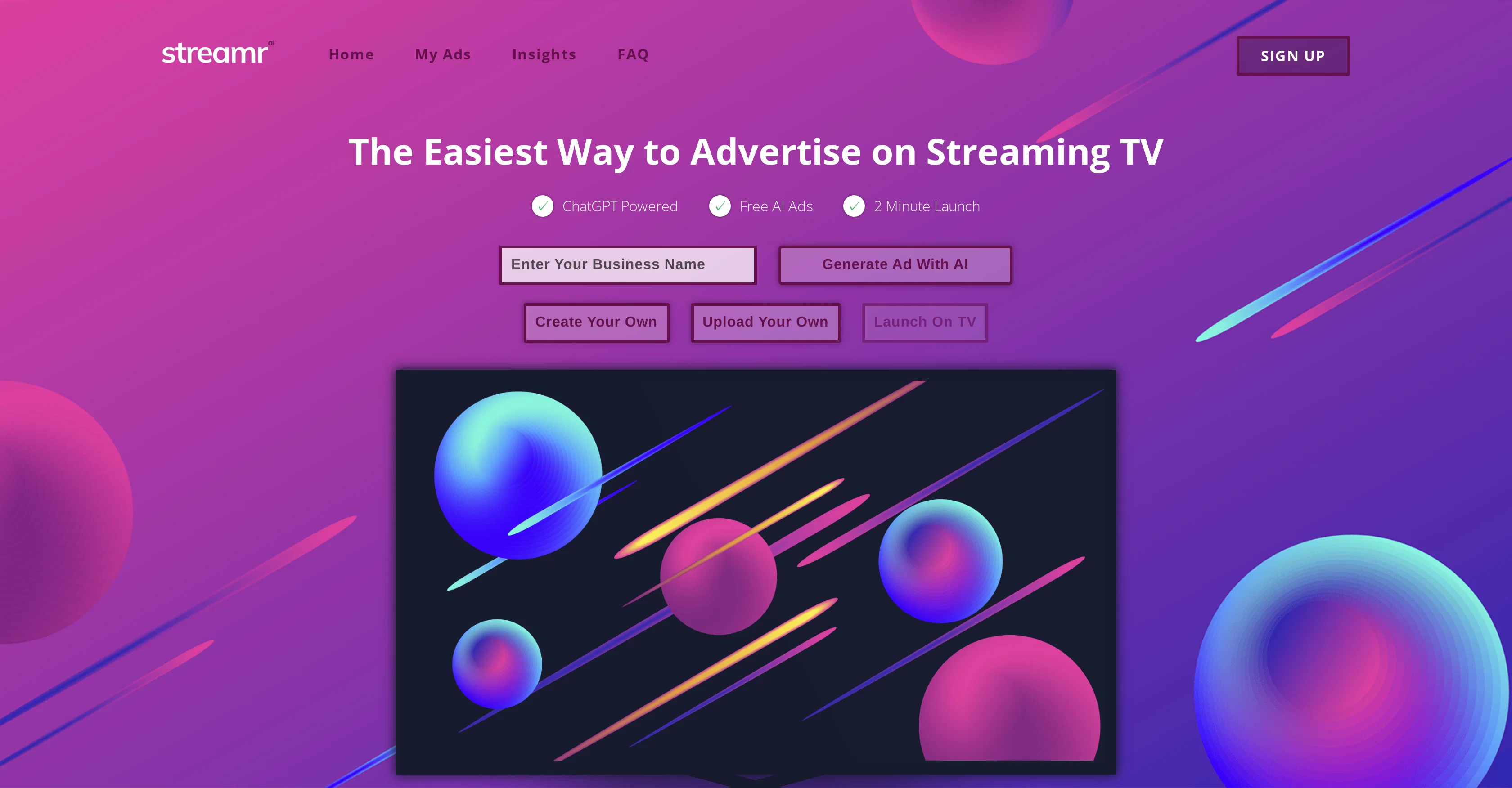 Streamr screenshot