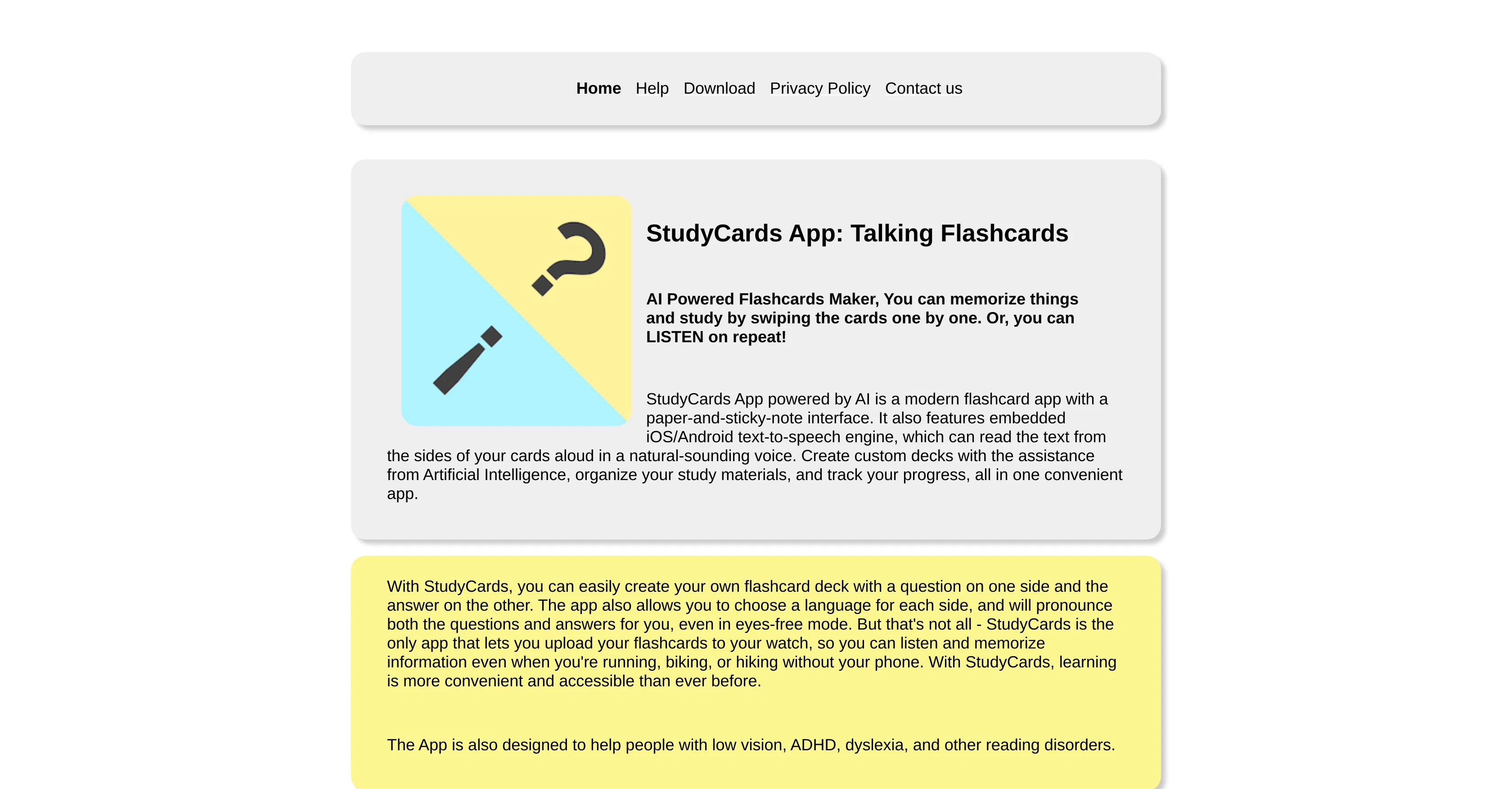 StudyCards screenshot