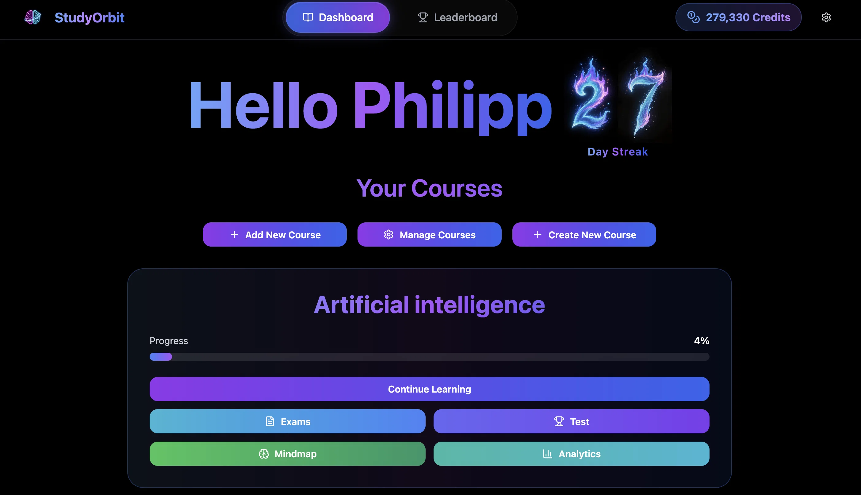 StudyOrbit screenshot