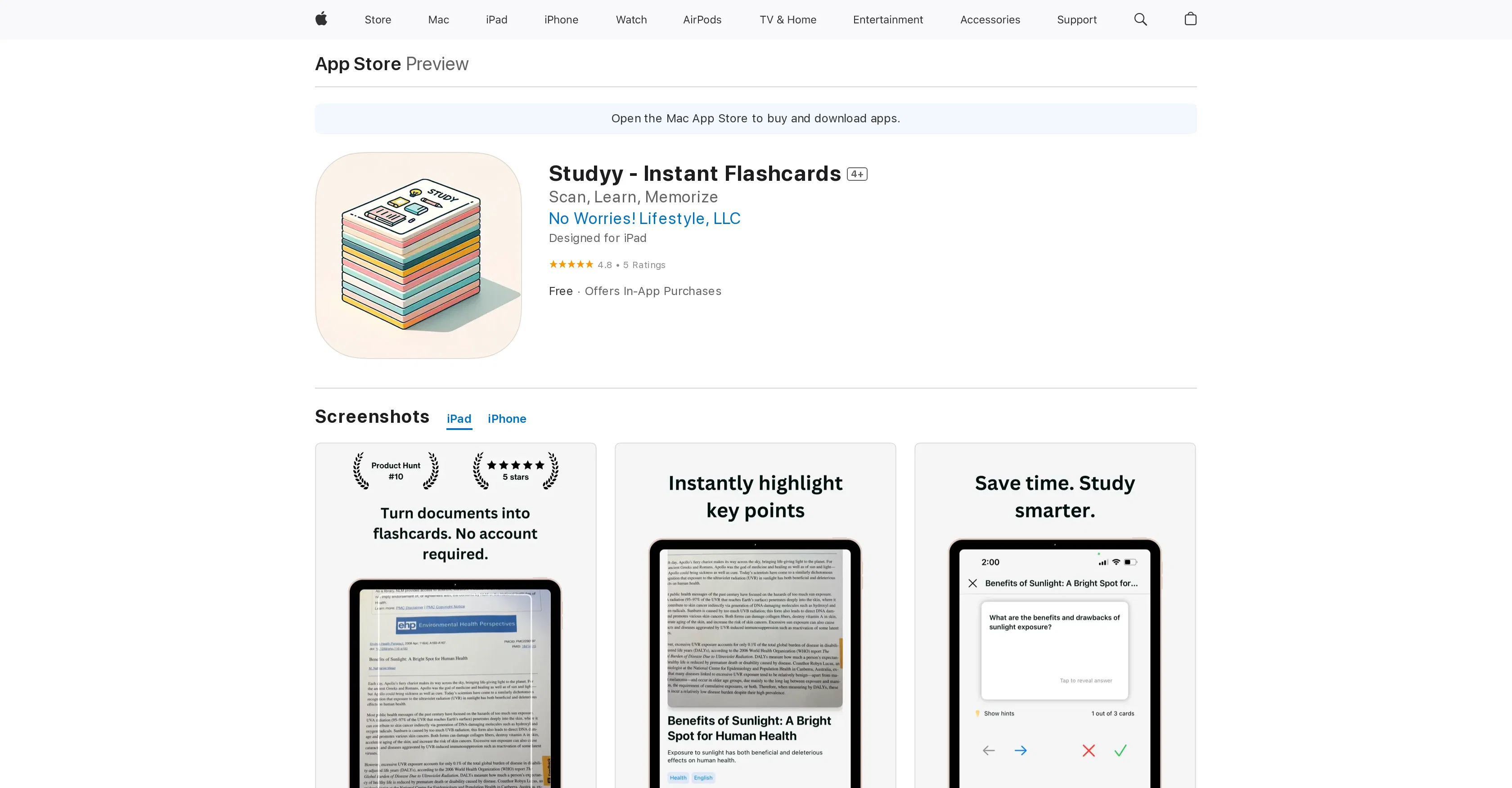 Studyy screenshot