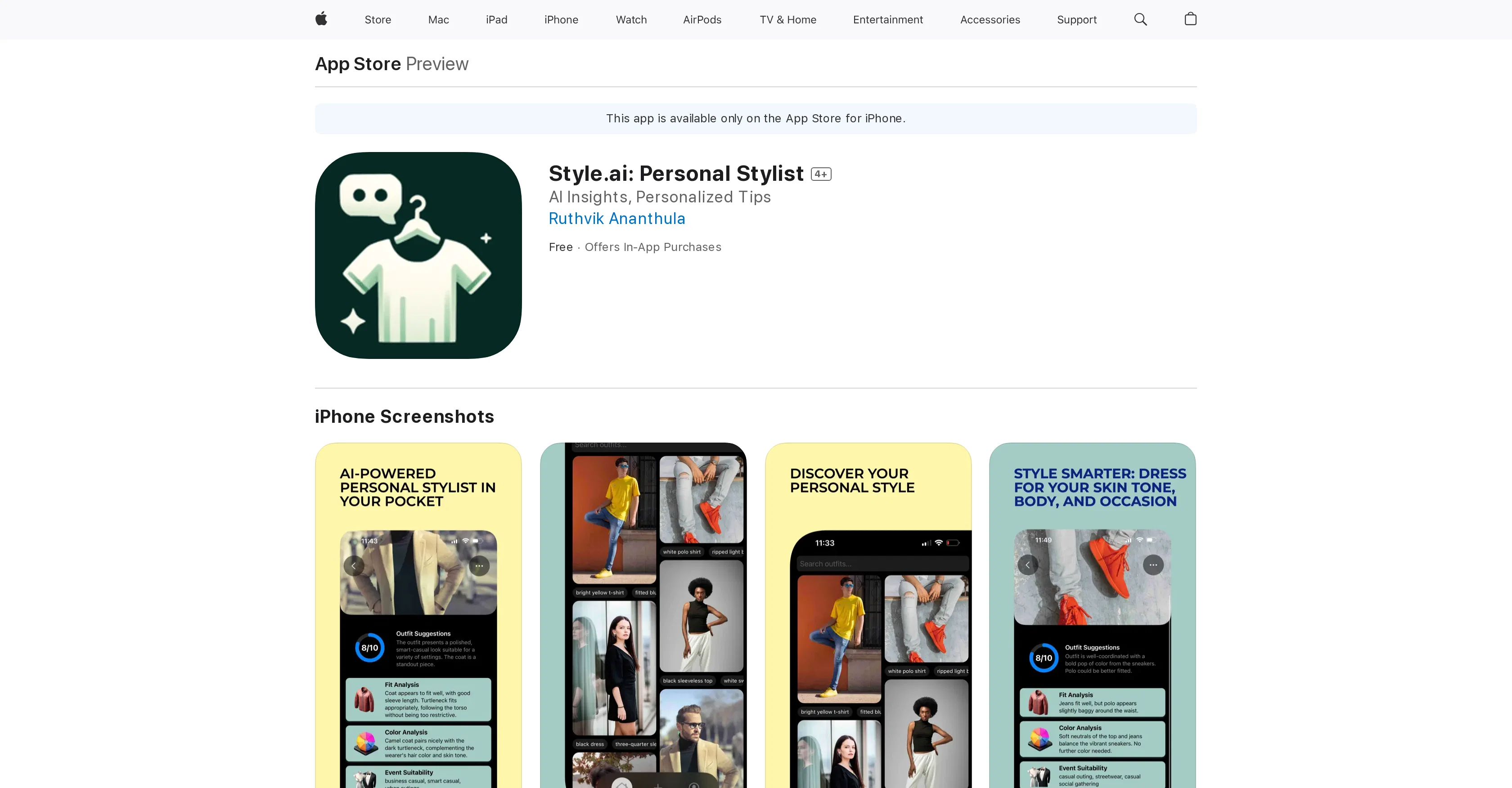 Style.ai: Personal Stylist screenshot