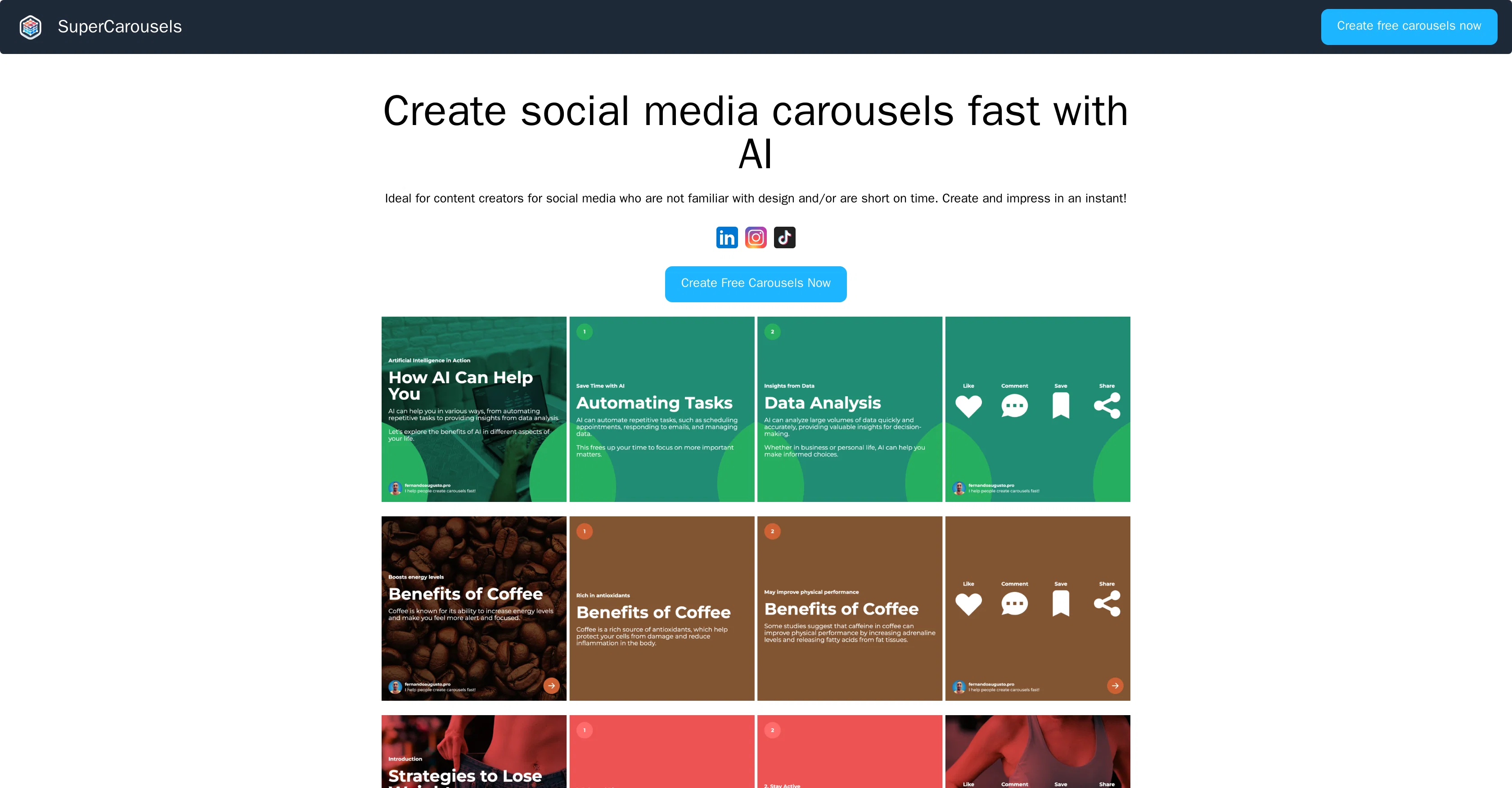 SuperCarousels screenshot