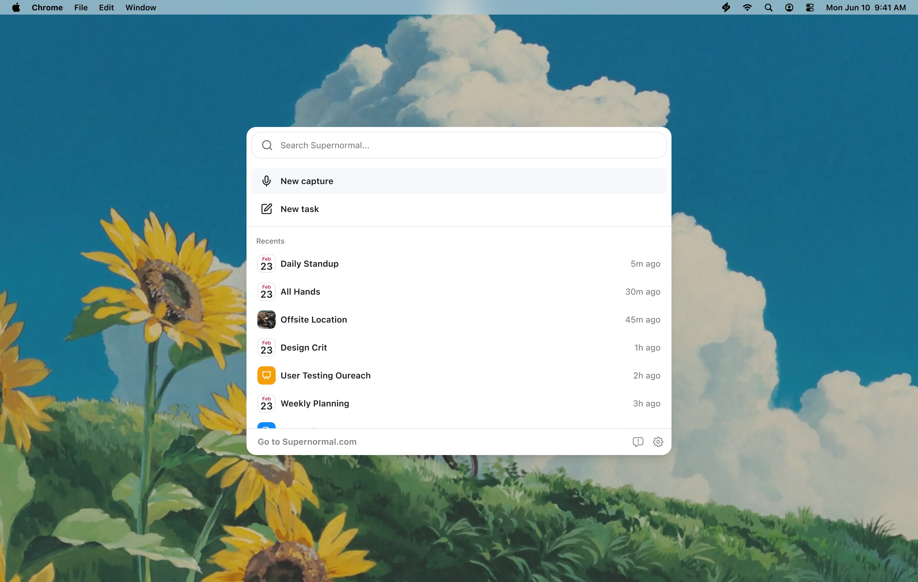 Supernormal Appv2.0 screenshot