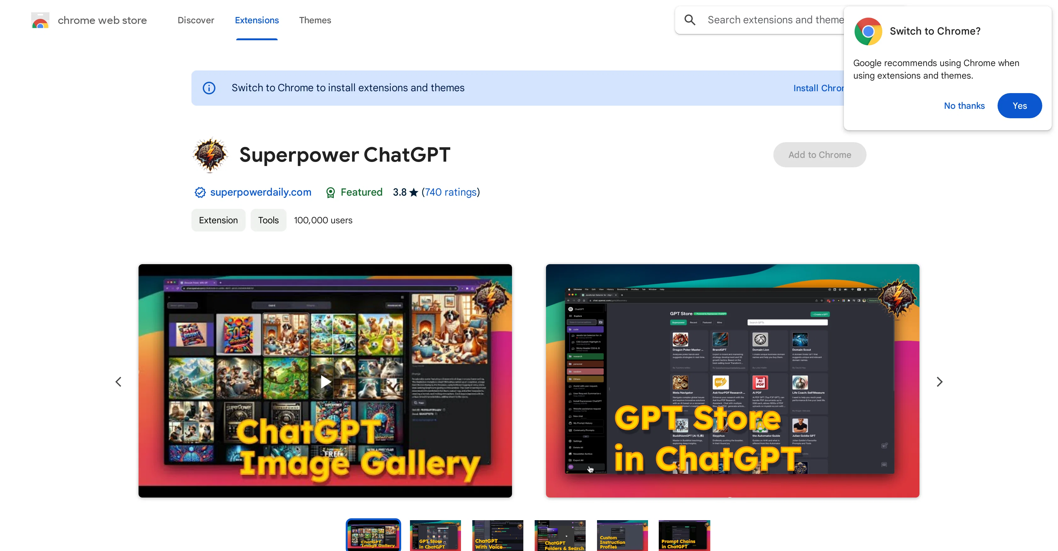 Superpower GPT screenshot