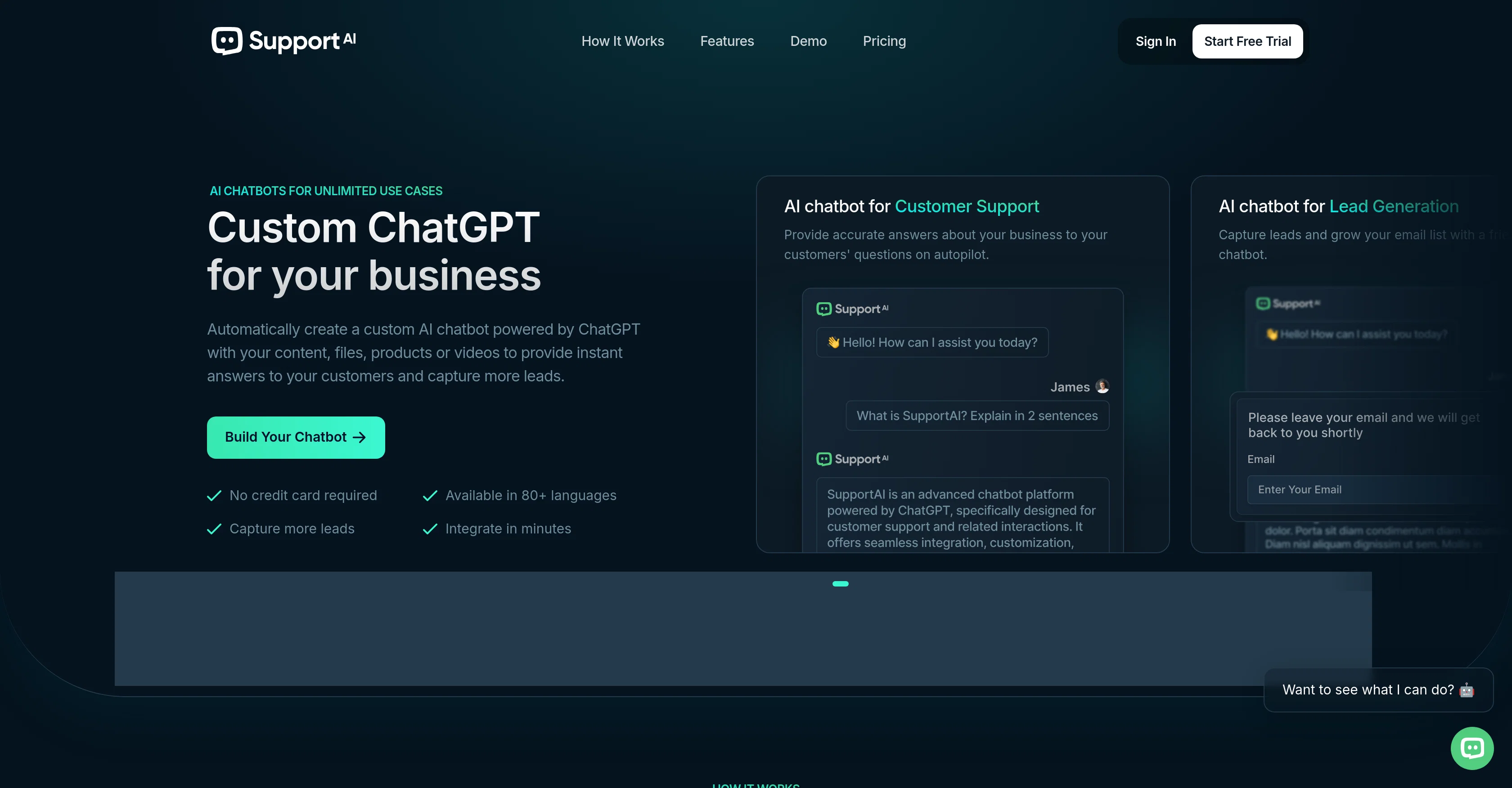 SupportAI screenshot