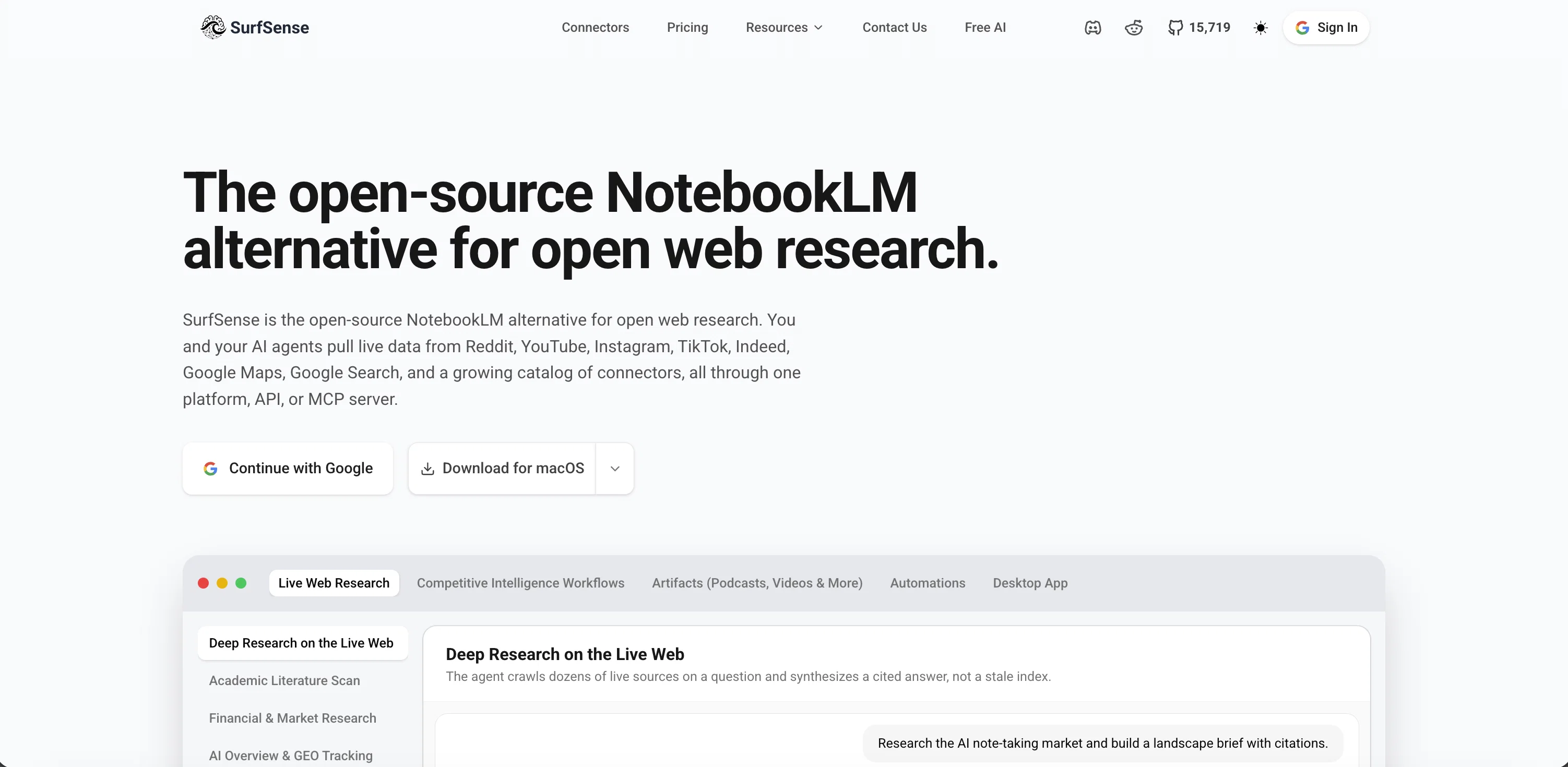 SurfSense screenshot