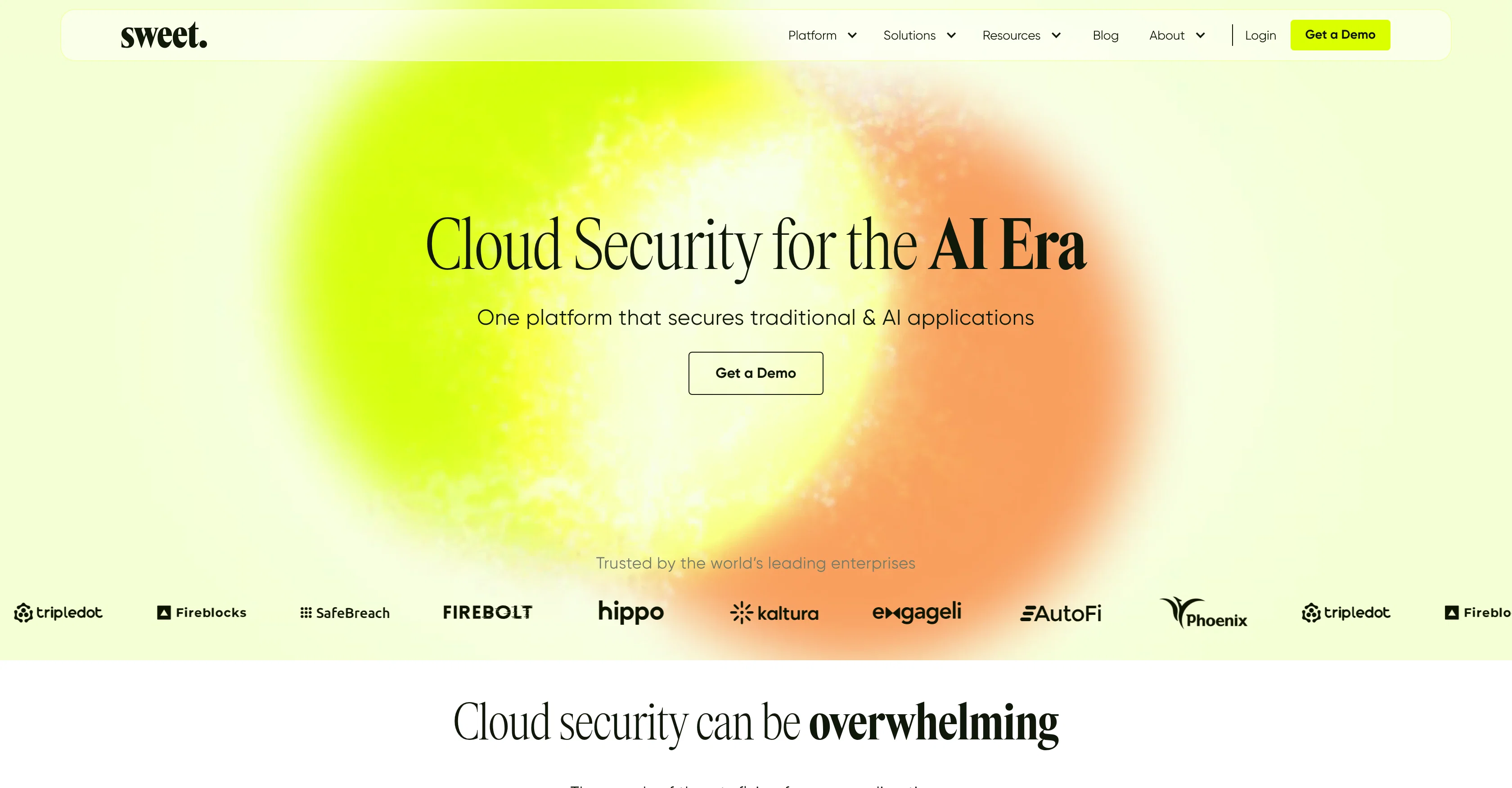 Sweet Security screenshot
