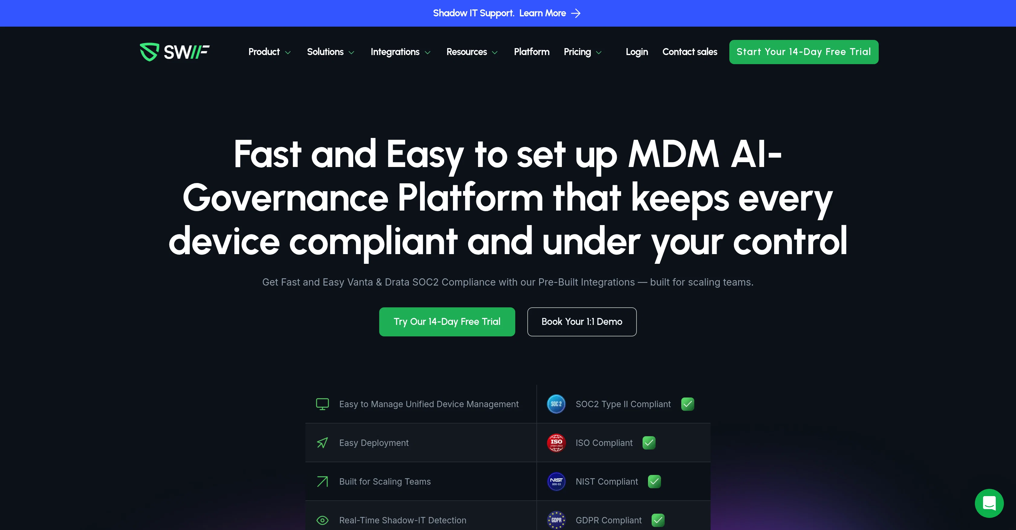Swif screenshot