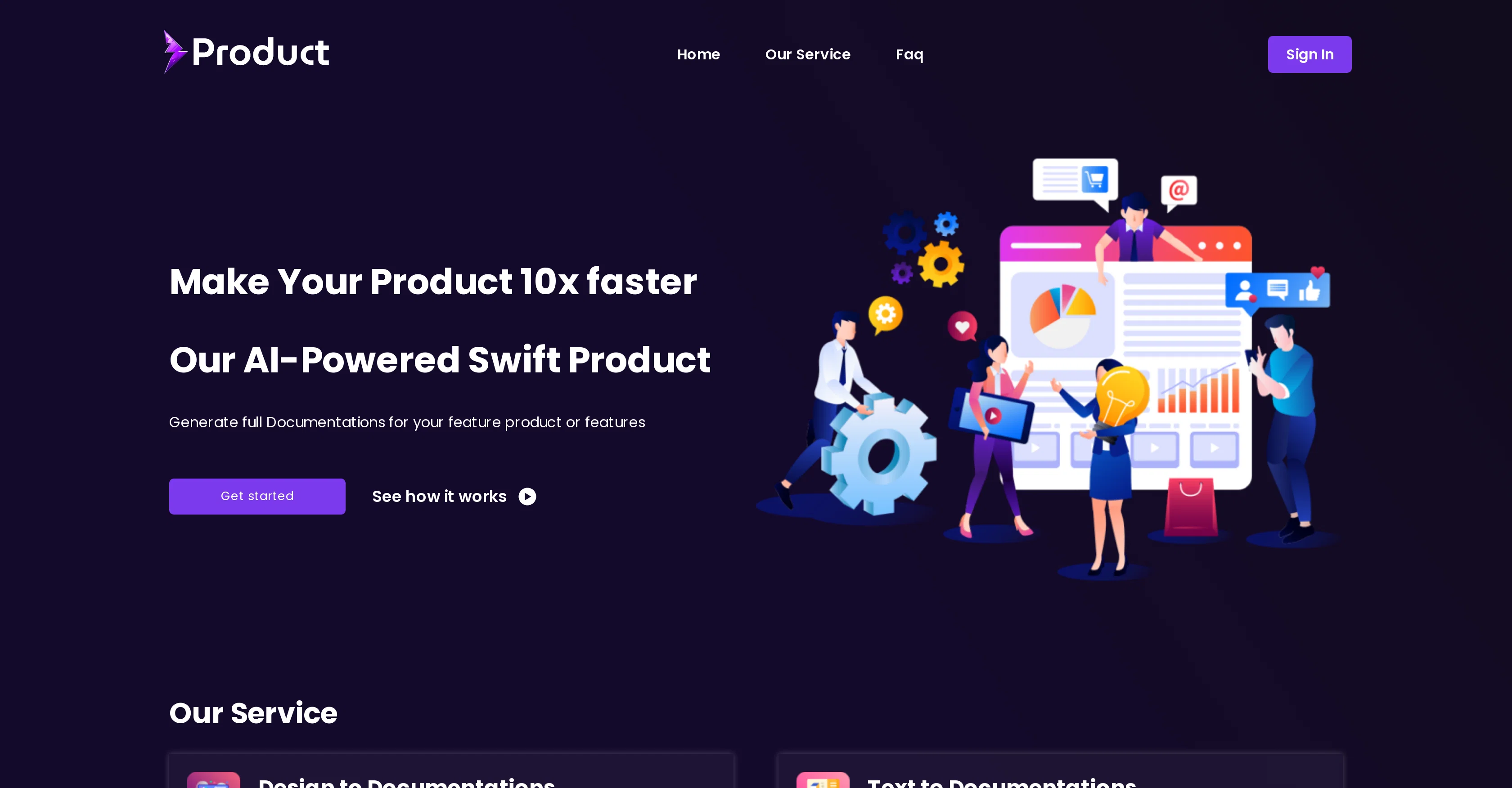 Swift Product screenshot