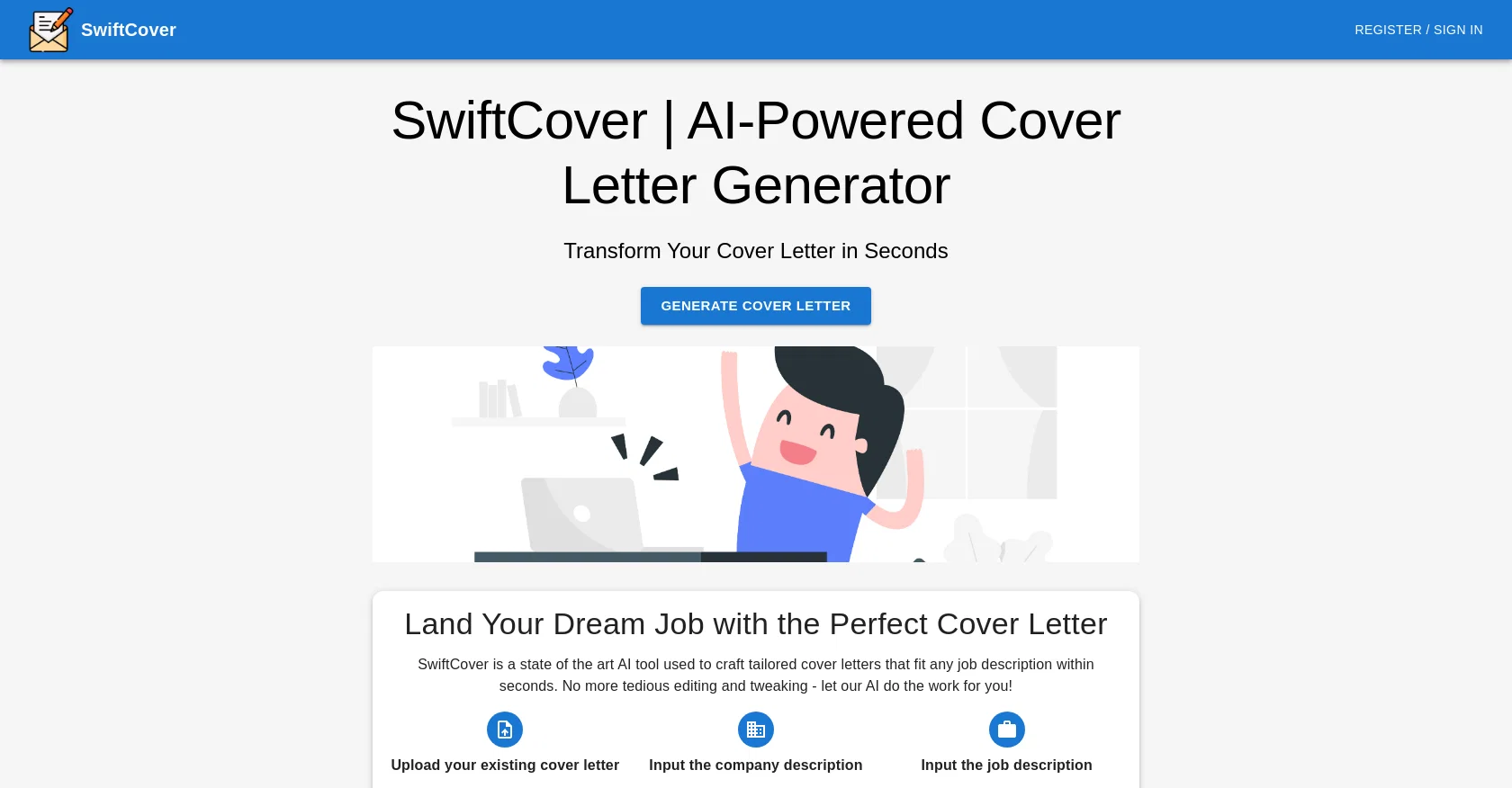 Swiftcover screenshot