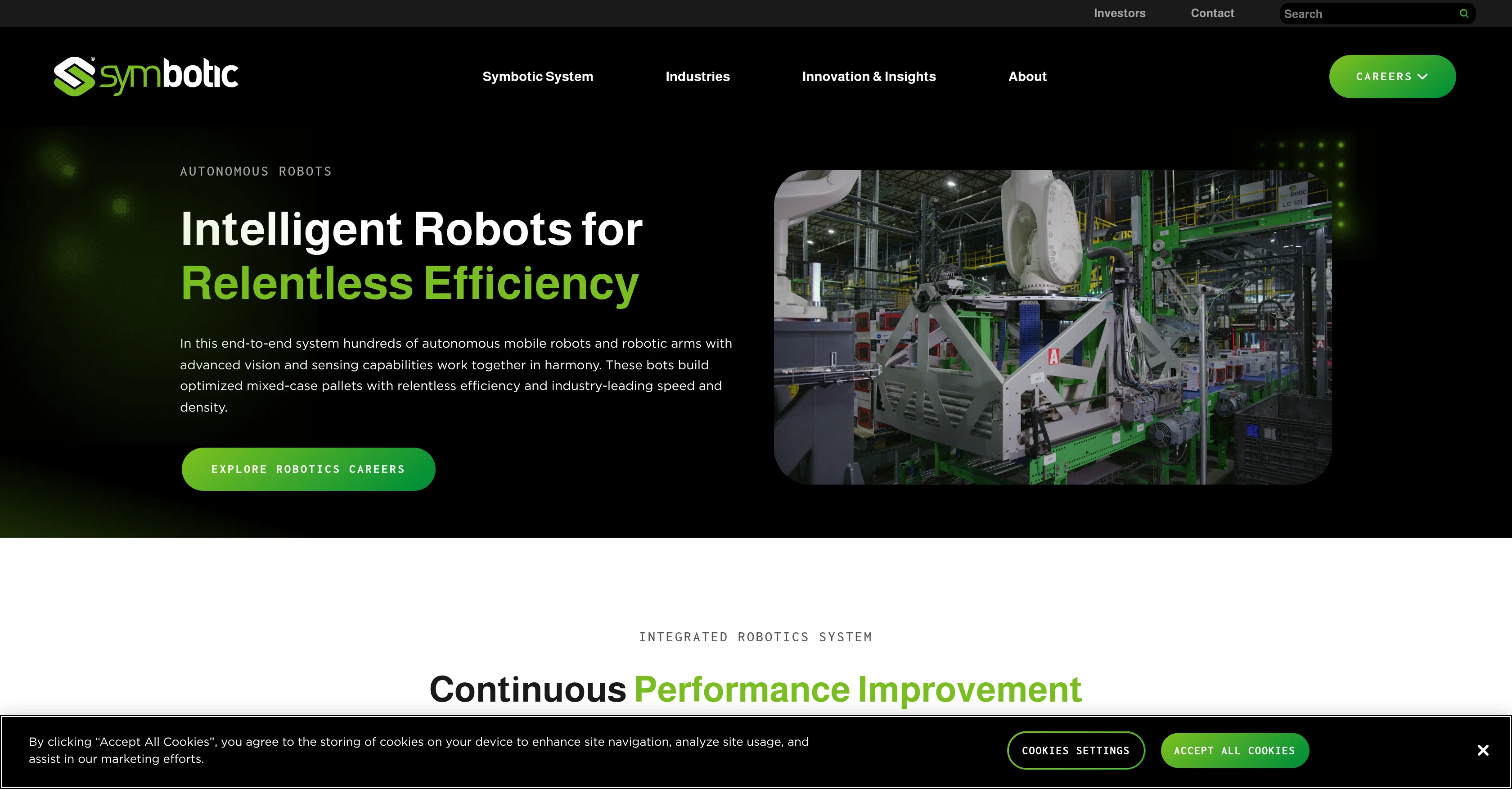 Symbotic Robotics screenshot