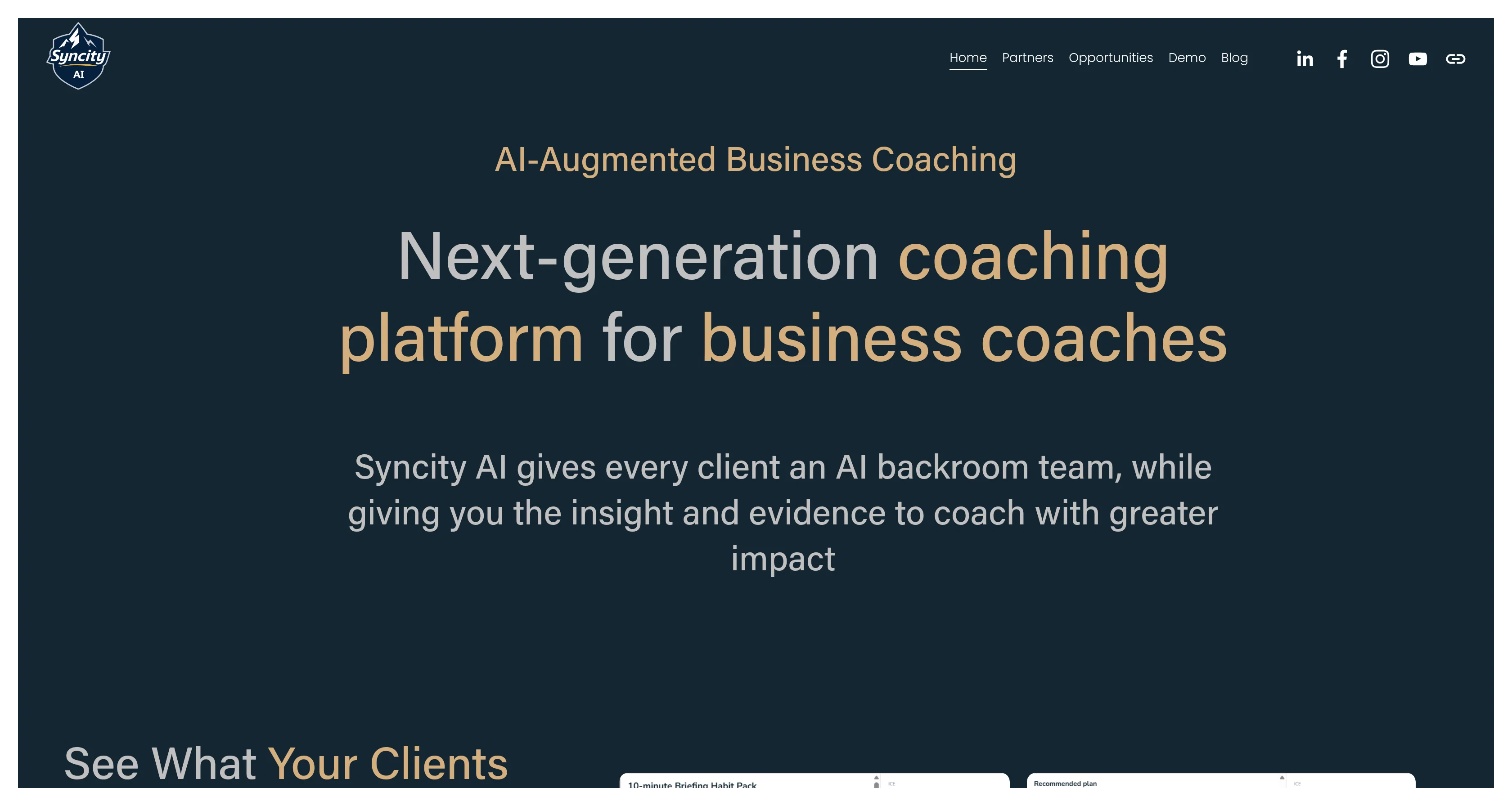 Syncity AI screenshot