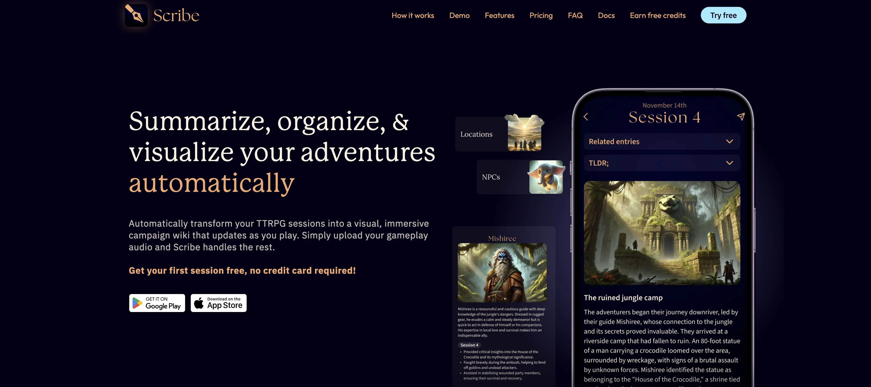 Tabletop Scribe screenshot