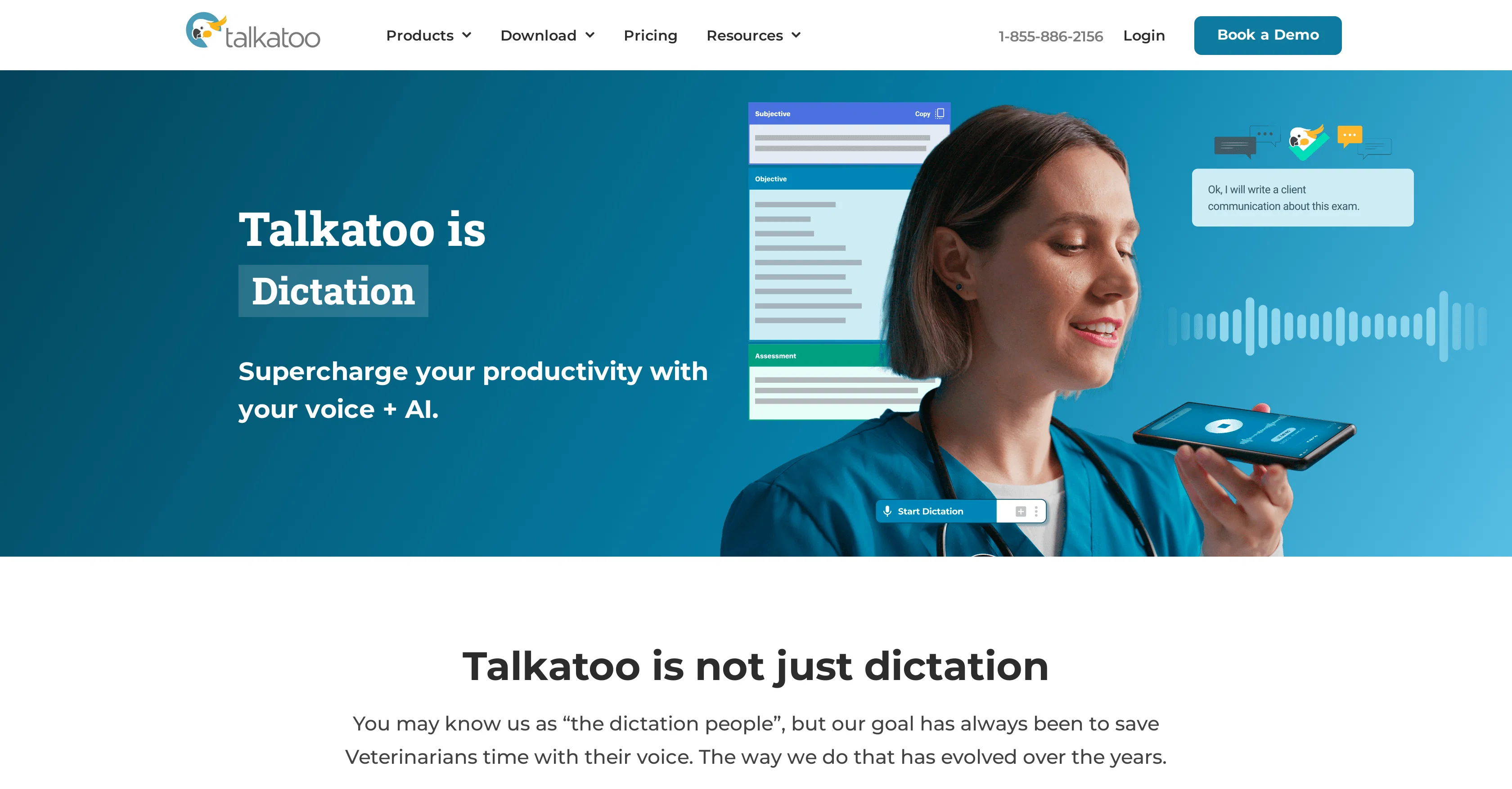 Talkatoo Dictation Software screenshot