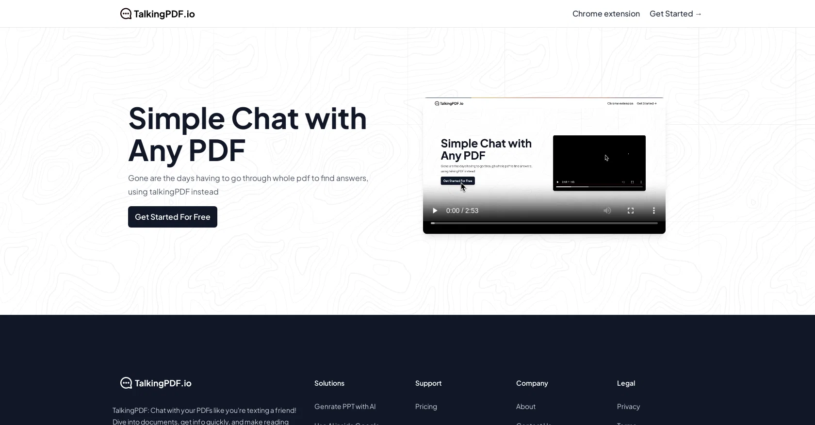 TalkingPdf screenshot