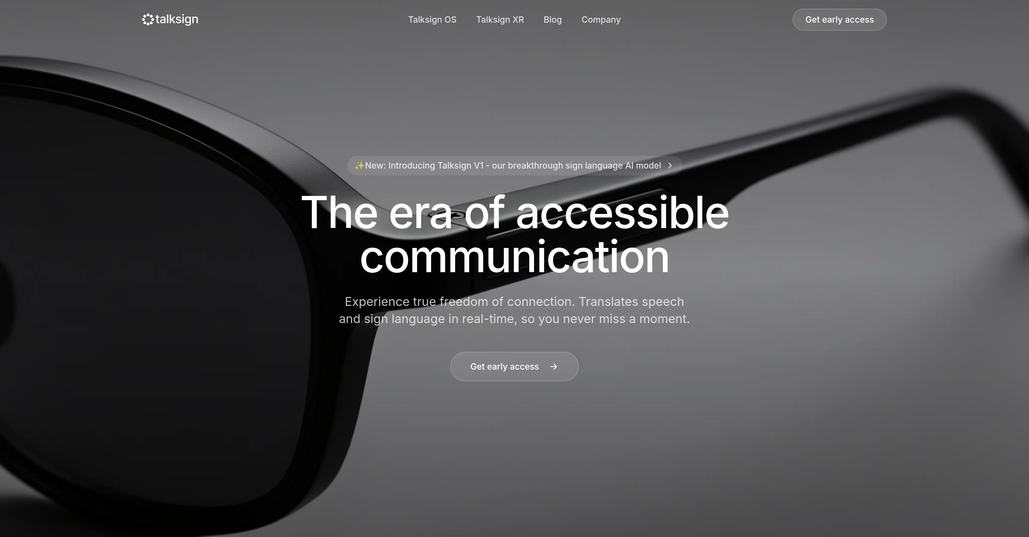 Talksign screenshot