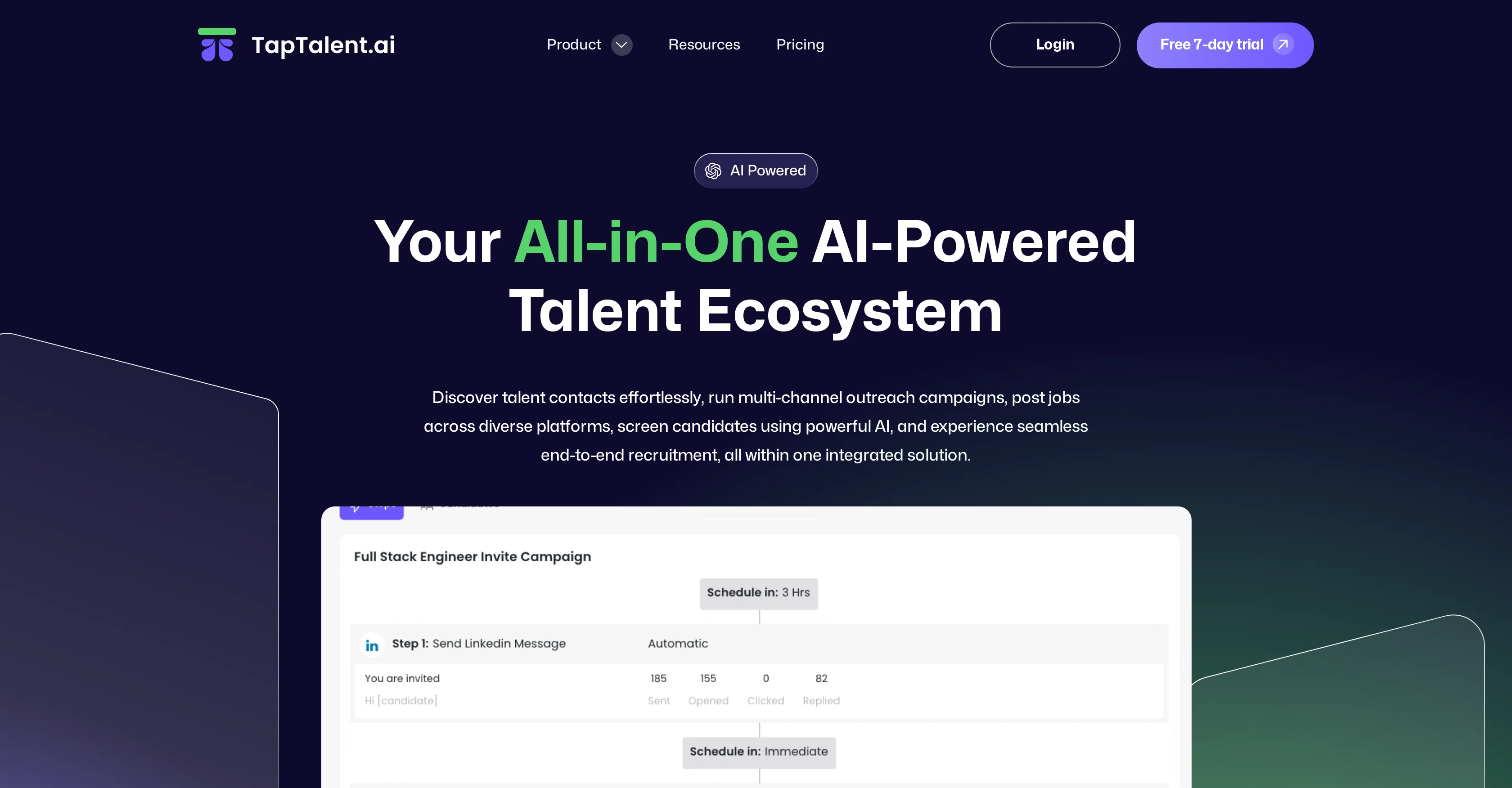 TapTalent screenshot