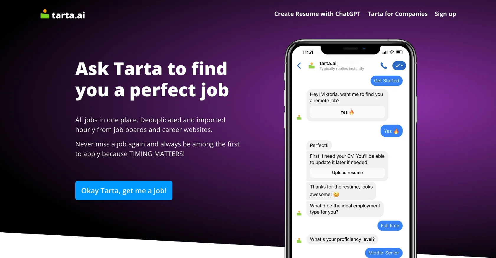 Tarta screenshot