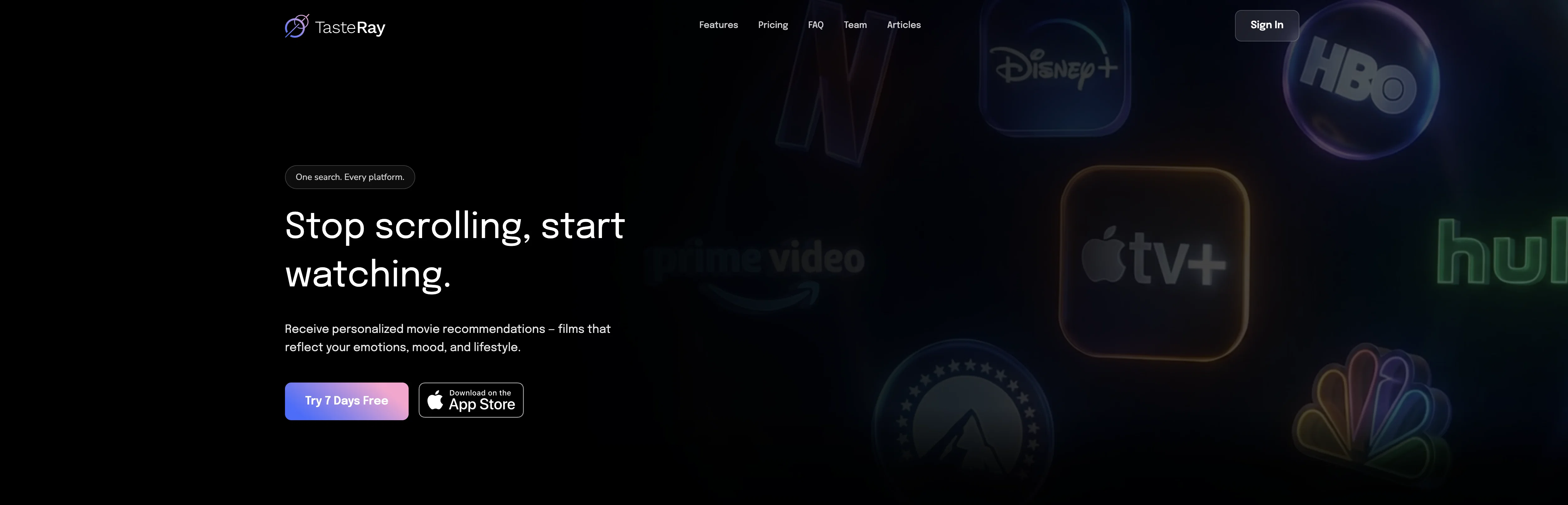 TasteRay screenshot