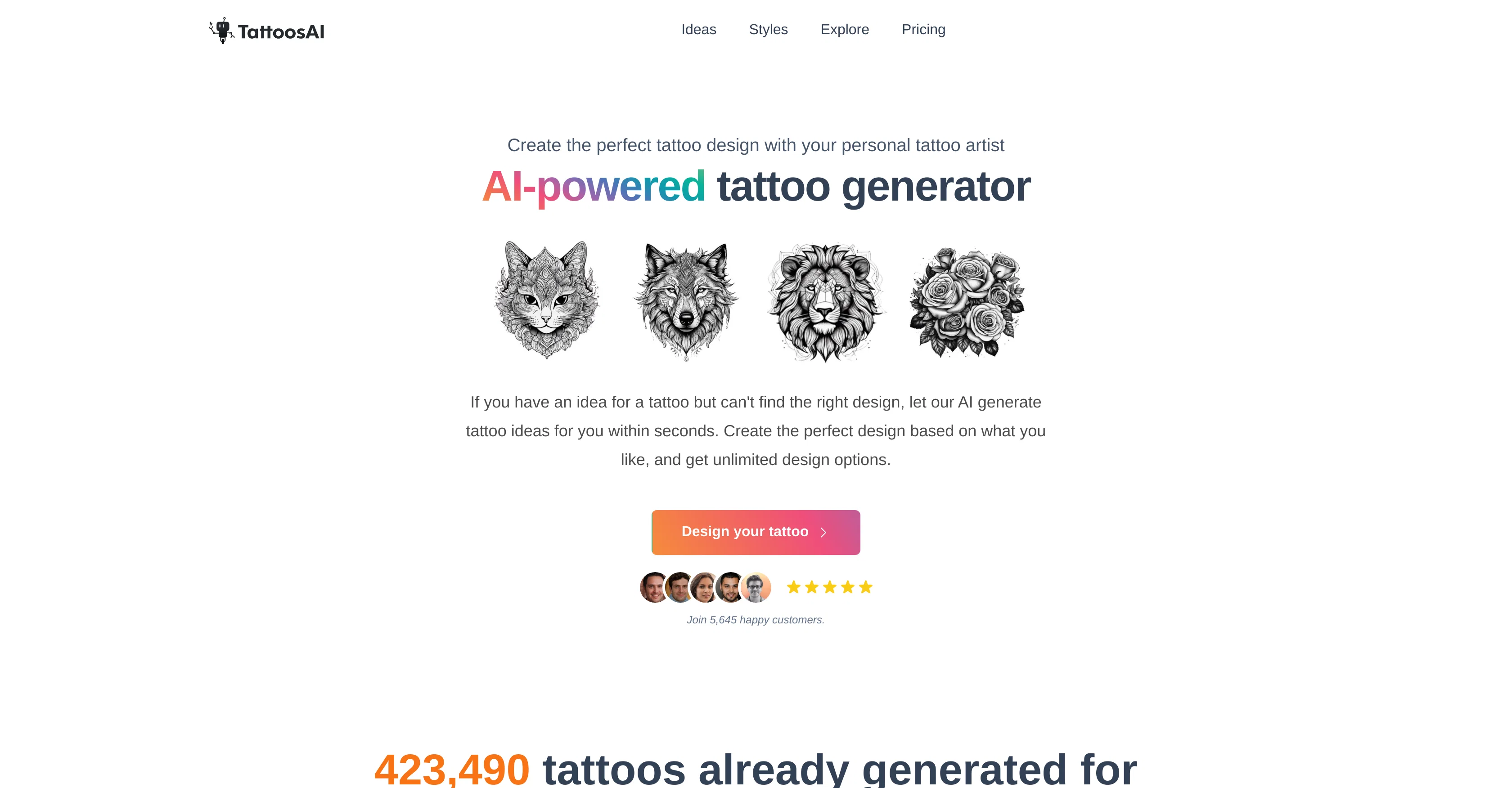 TattoosAI screenshot