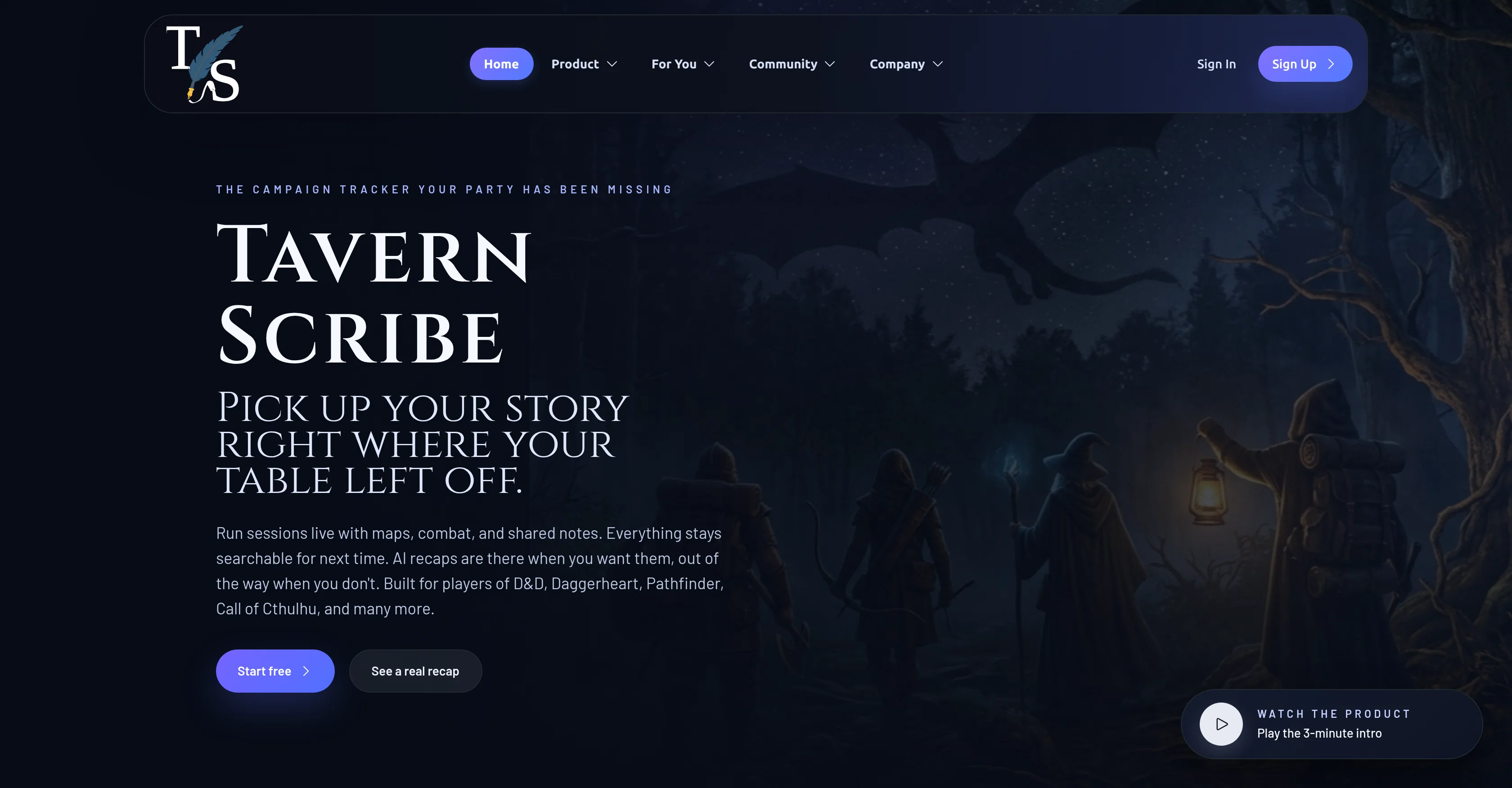 Tavern Scribe screenshot