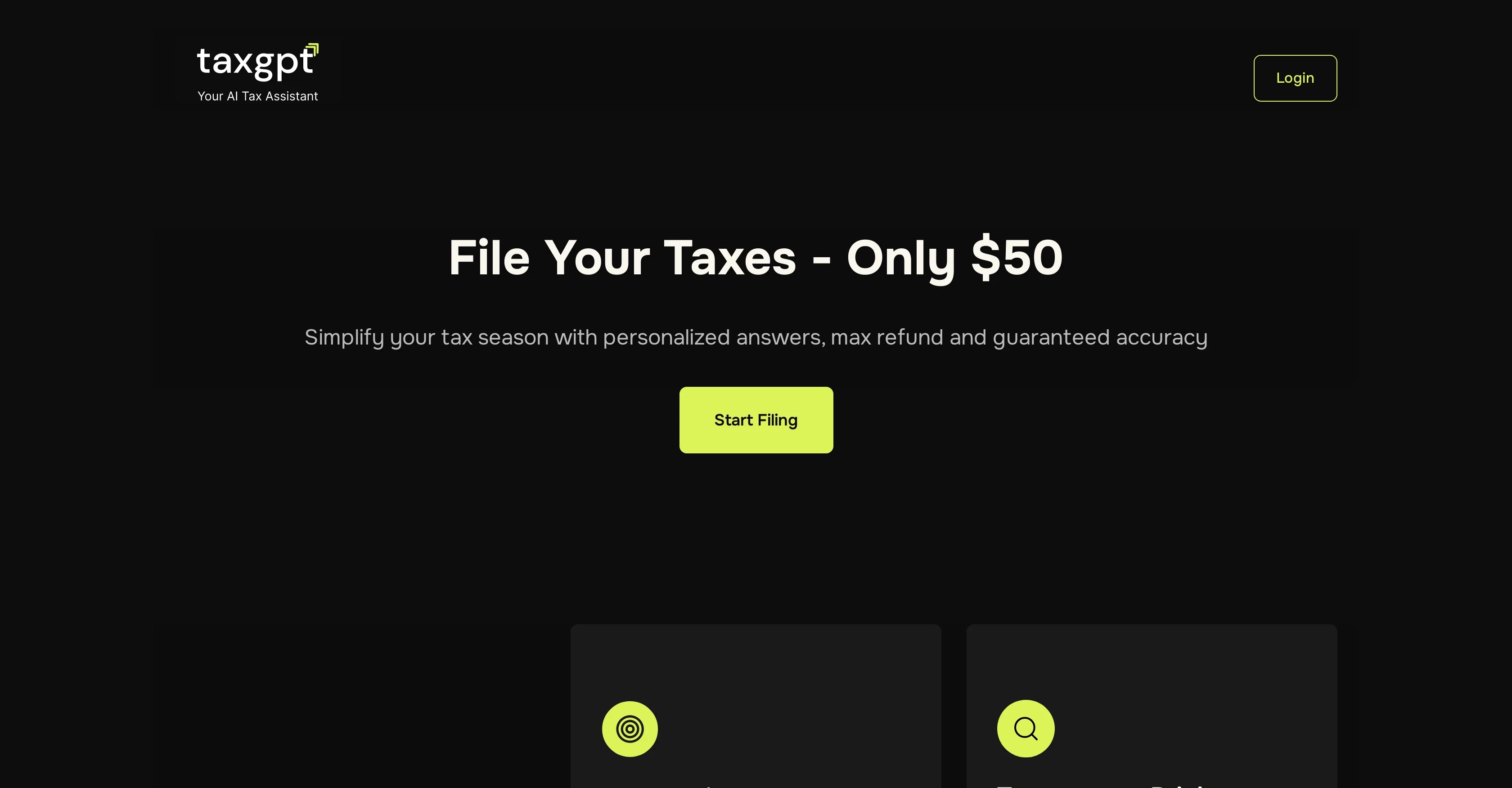 TaxGPT.com screenshot
