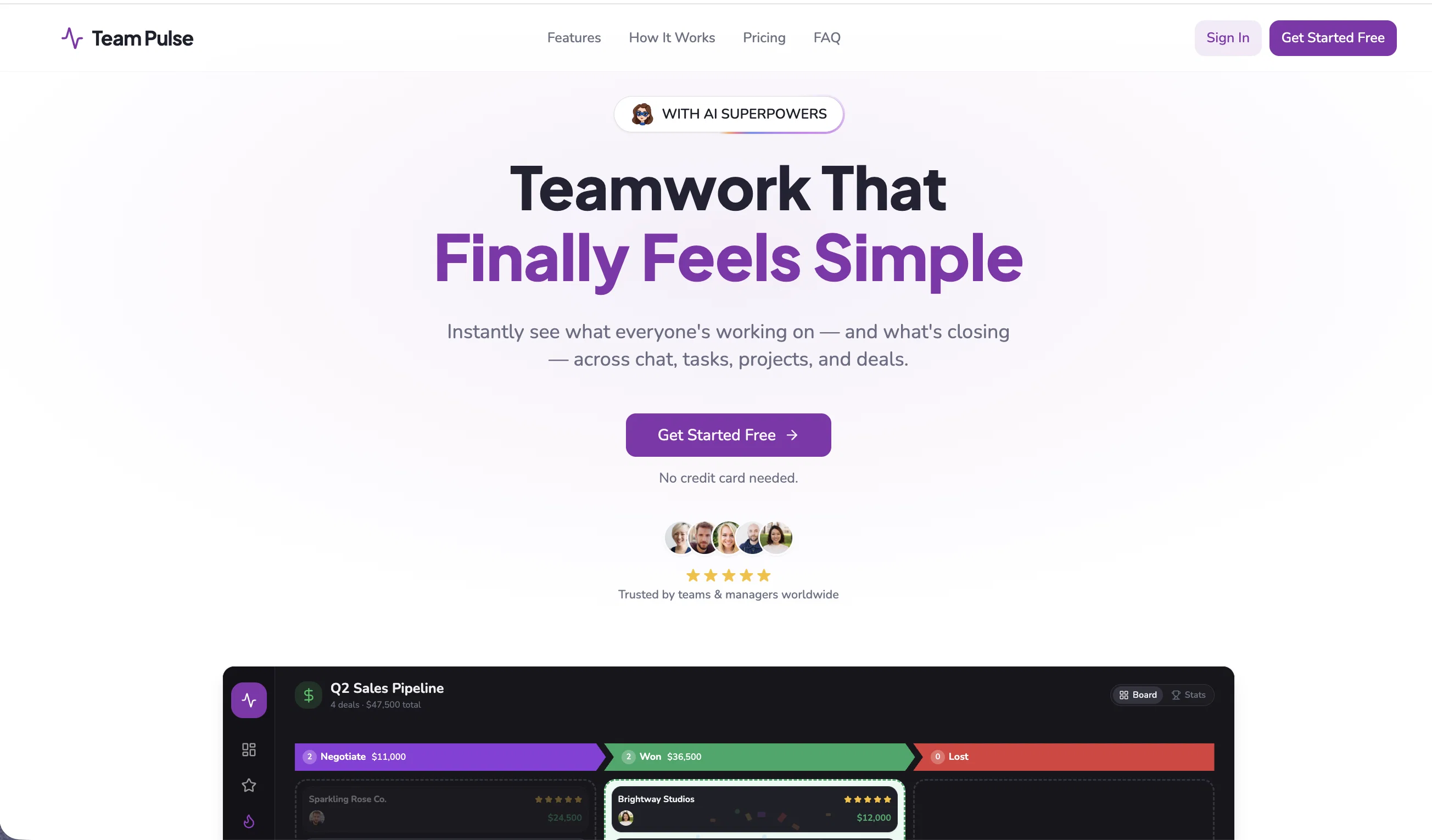Team Pulse screenshot