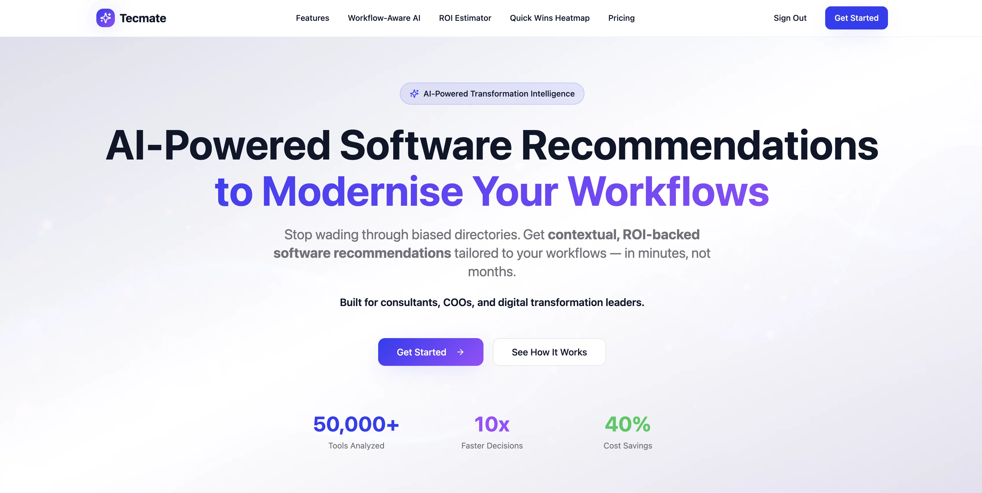 Tecmate screenshot
