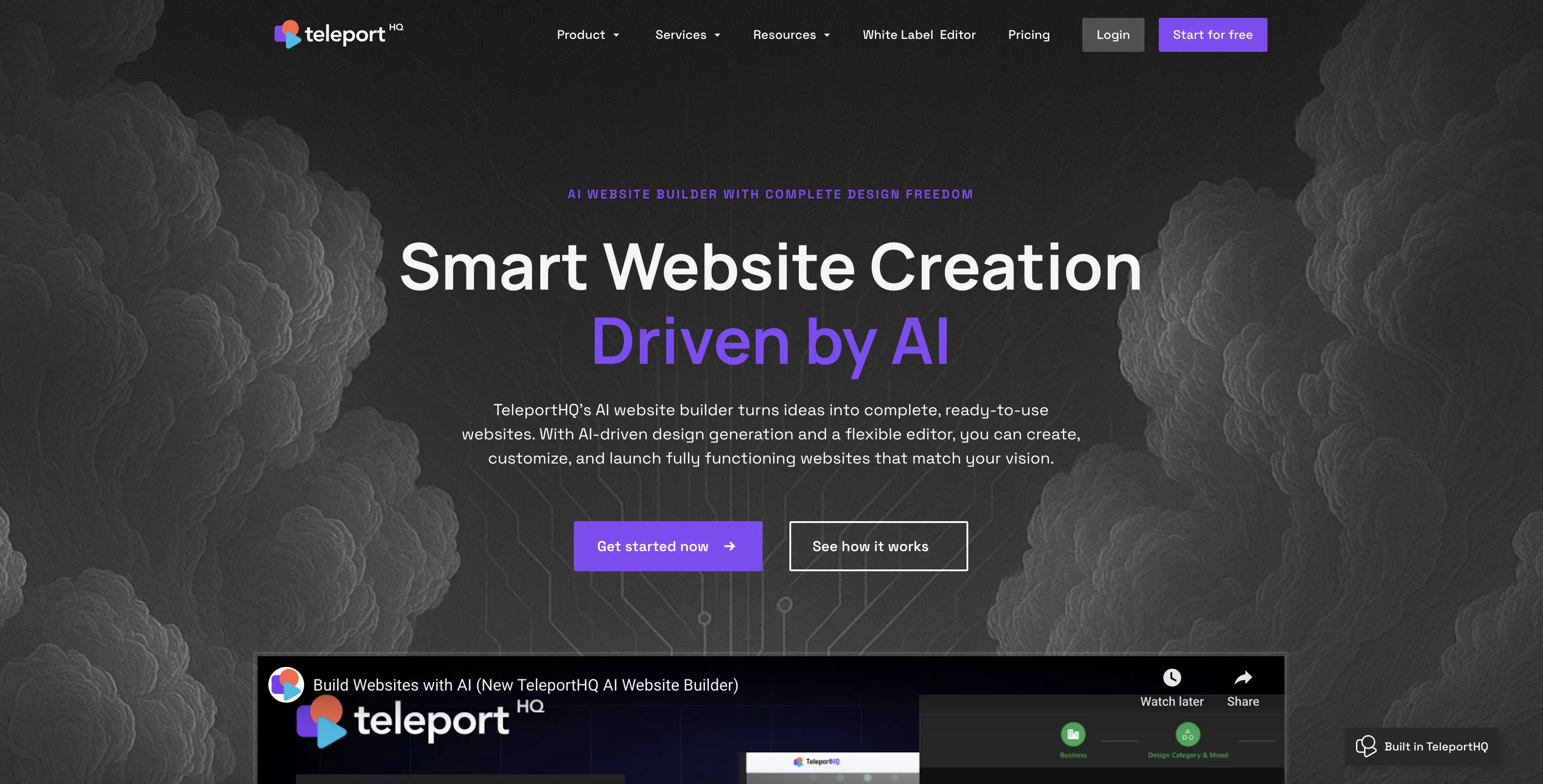 TeleportHQ screenshot