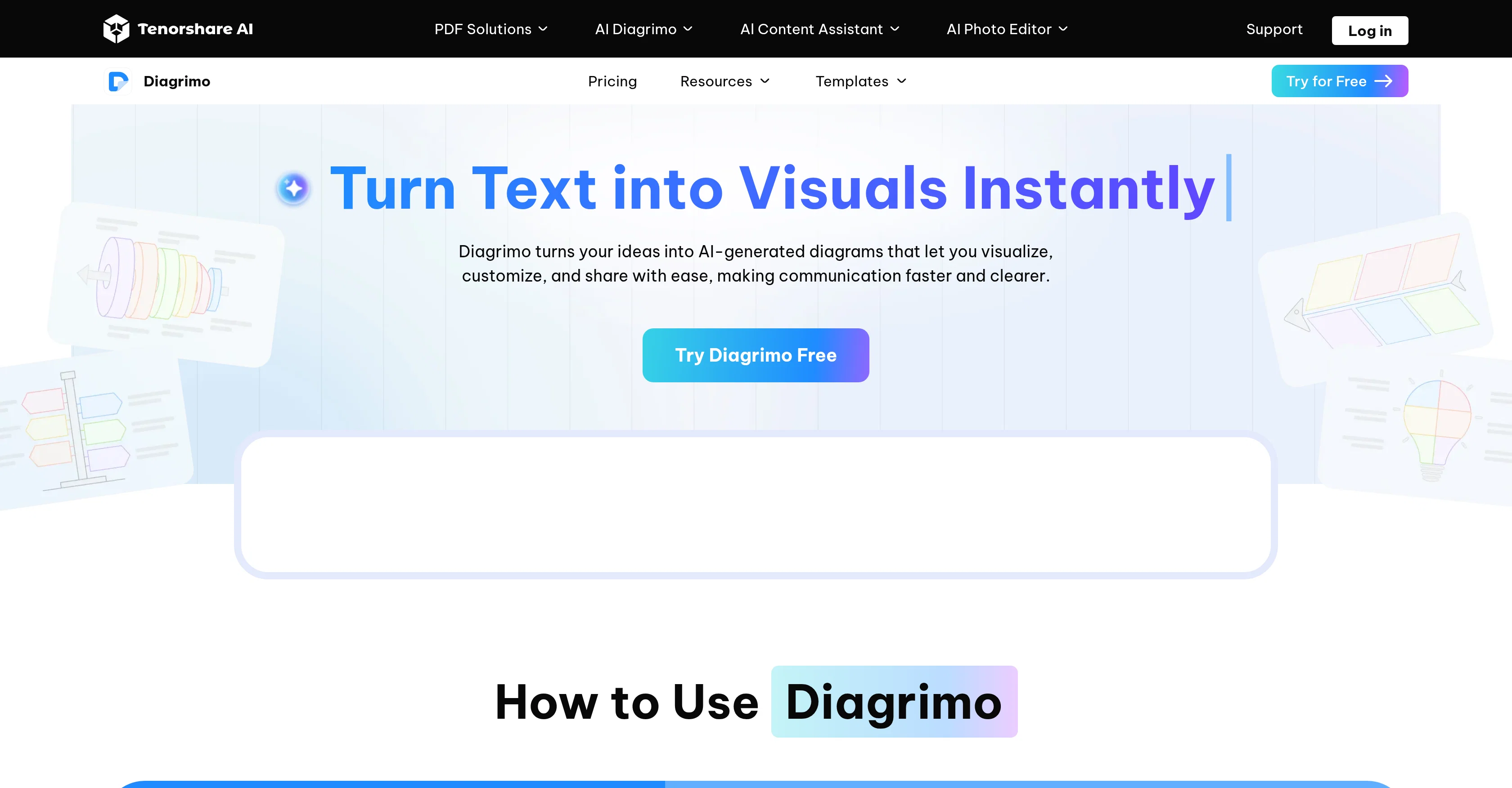 Tenorshare AI Diagrimo screenshot