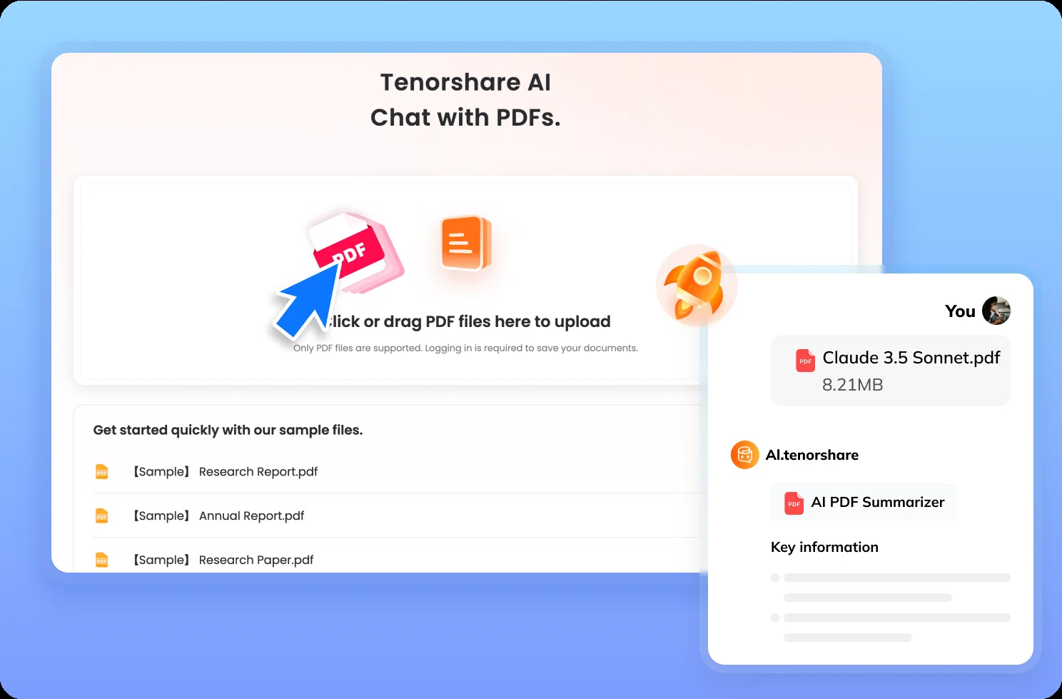 Tenorshare AI PDF screenshot