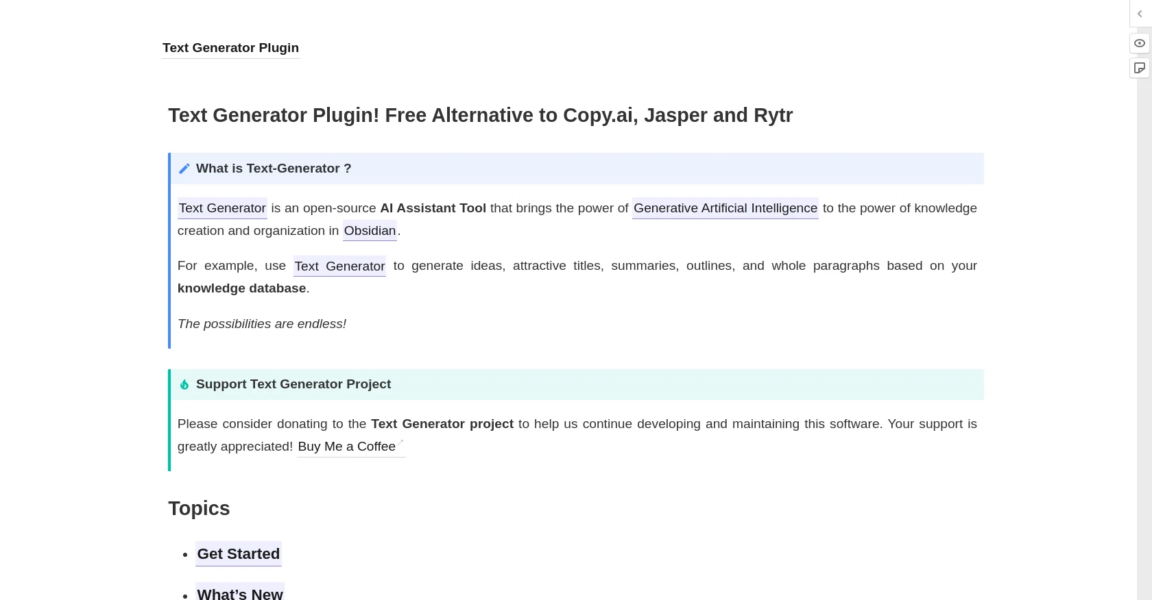 Text-Gen screenshot
