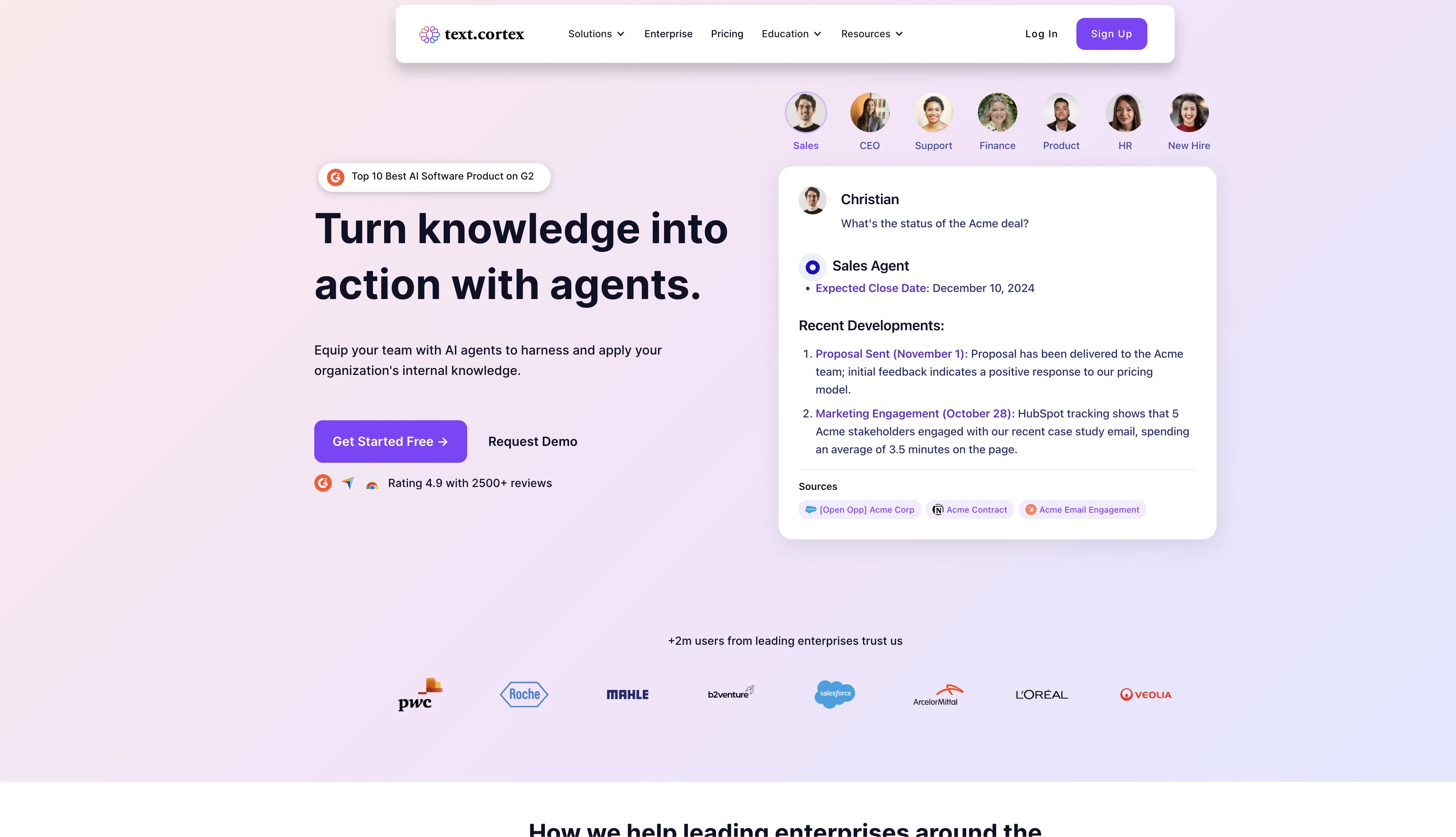 TextCortex screenshot