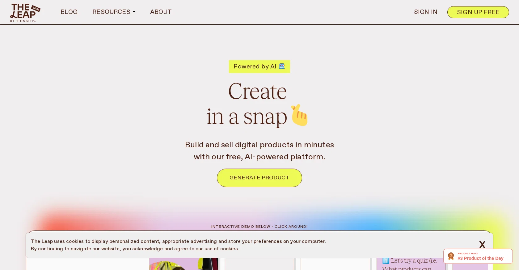 The Leap screenshot