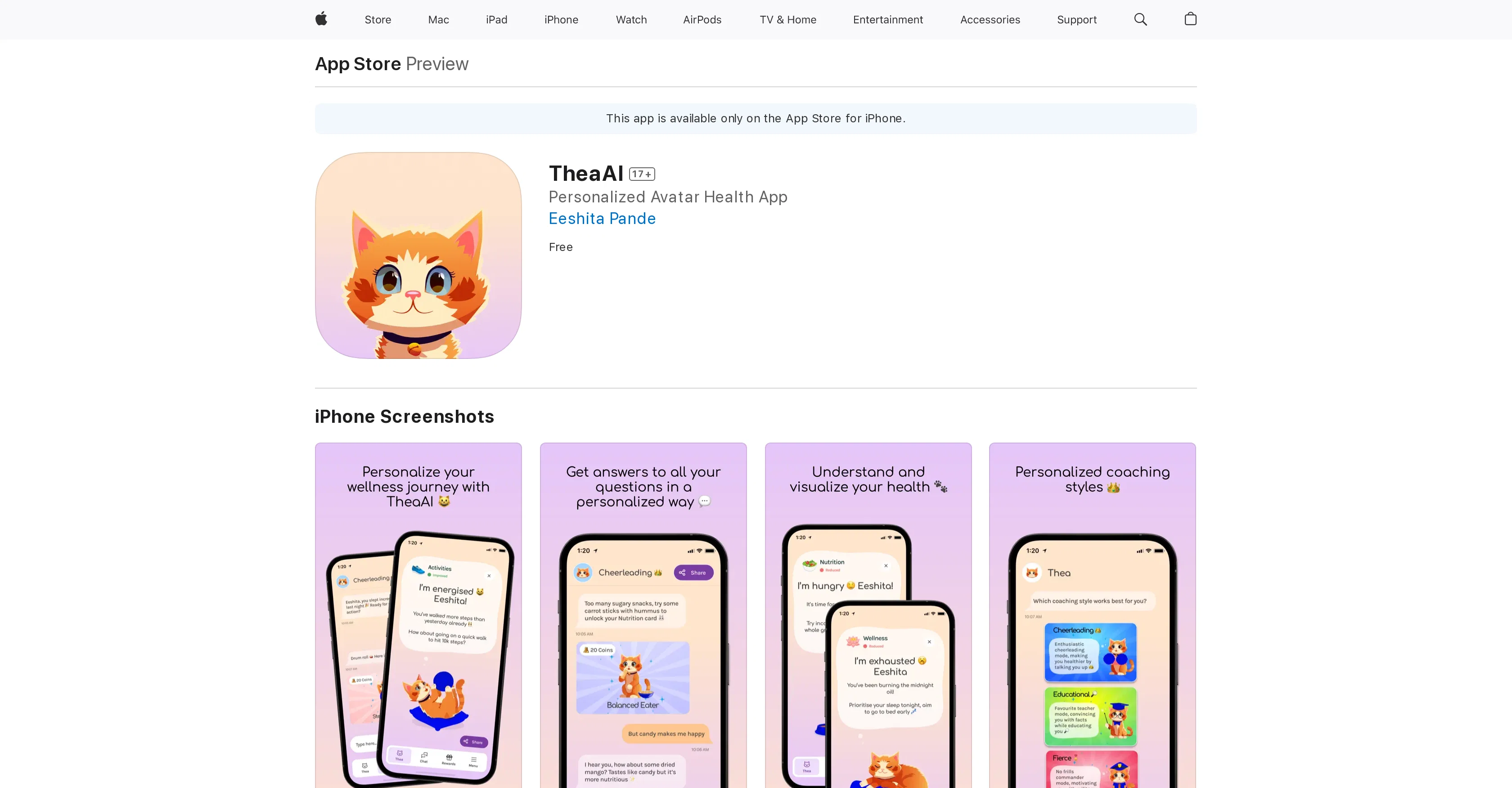 TheaAI screenshot