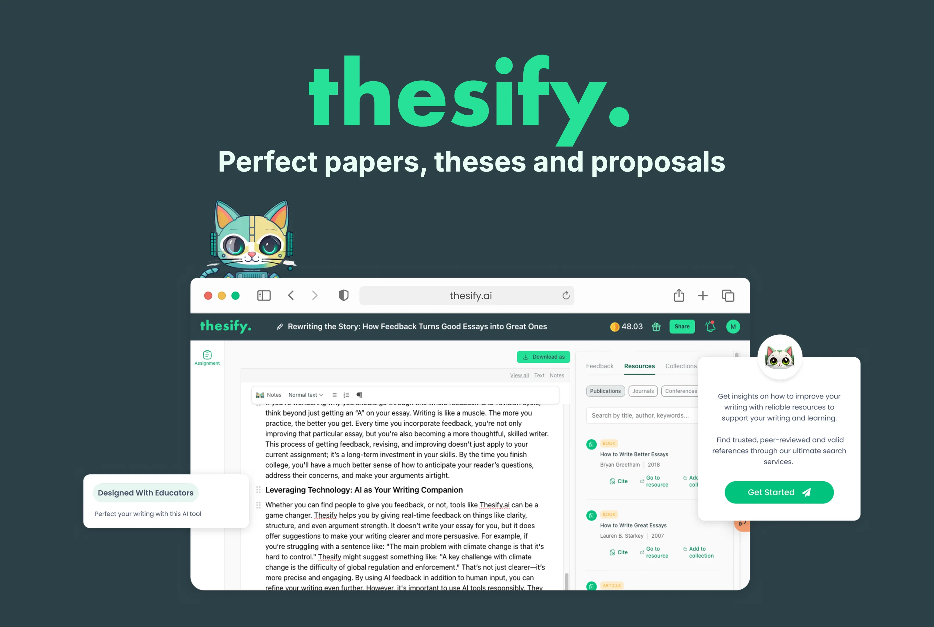 Thesifyv2.0 screenshot