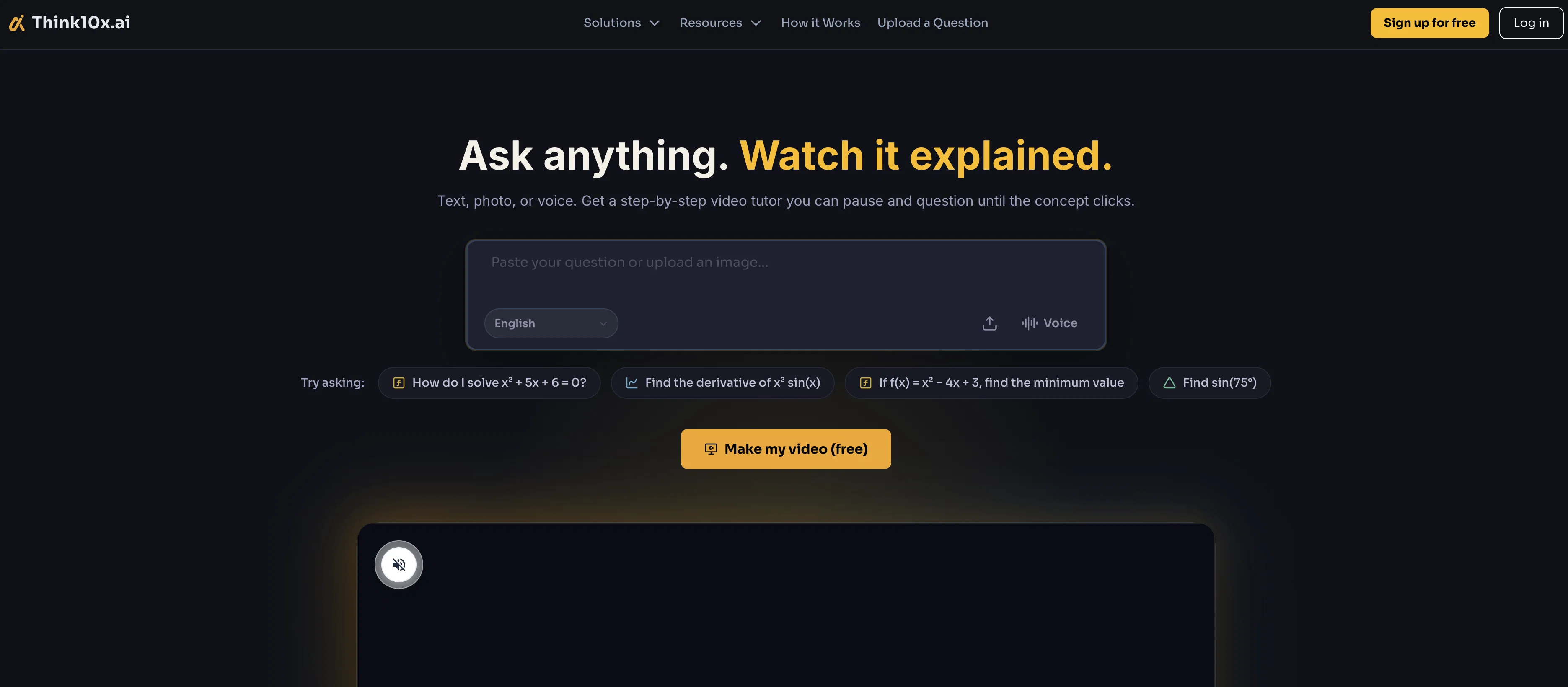 Think10x.ai screenshot