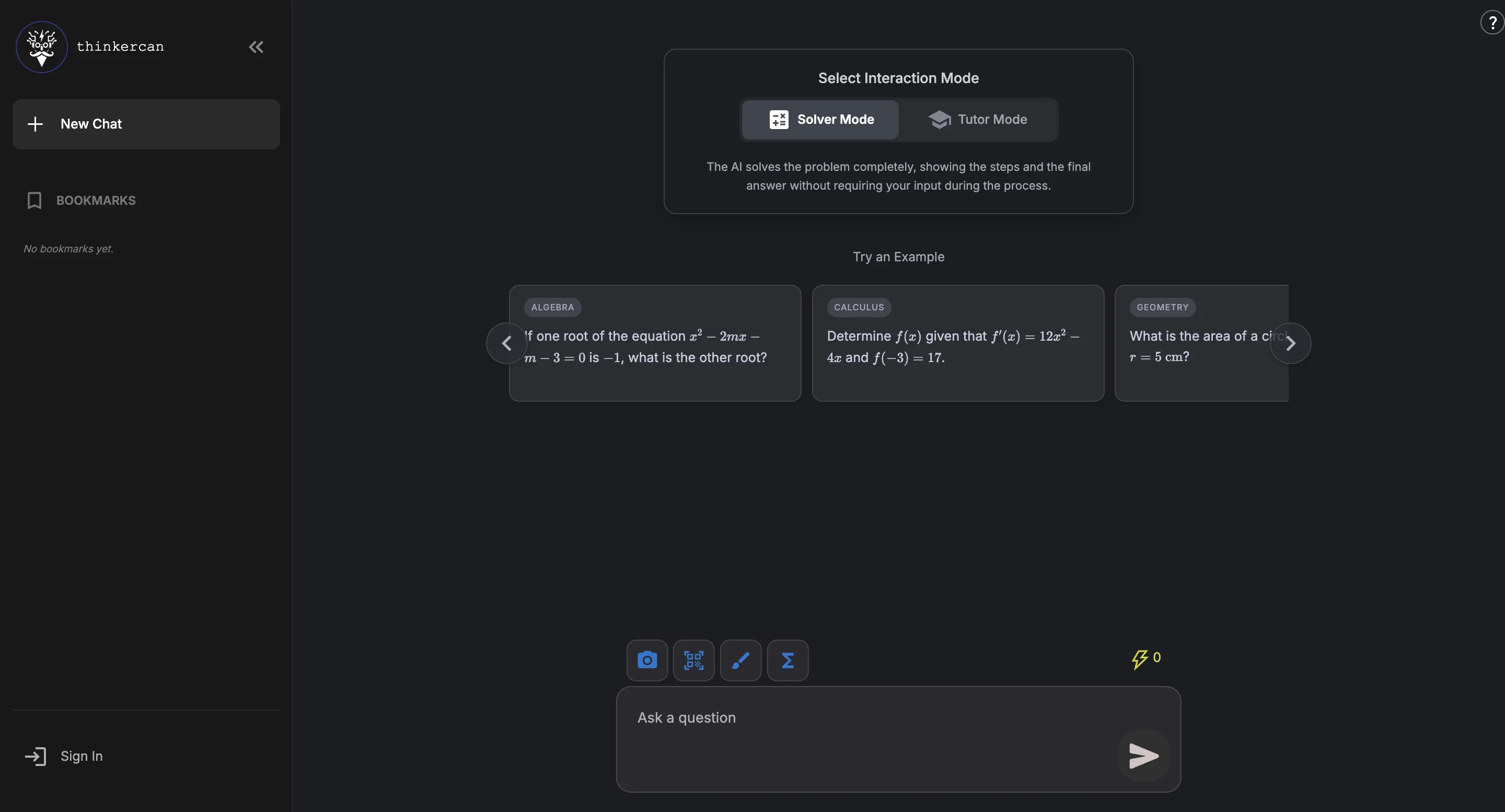 Thinkercan screenshot