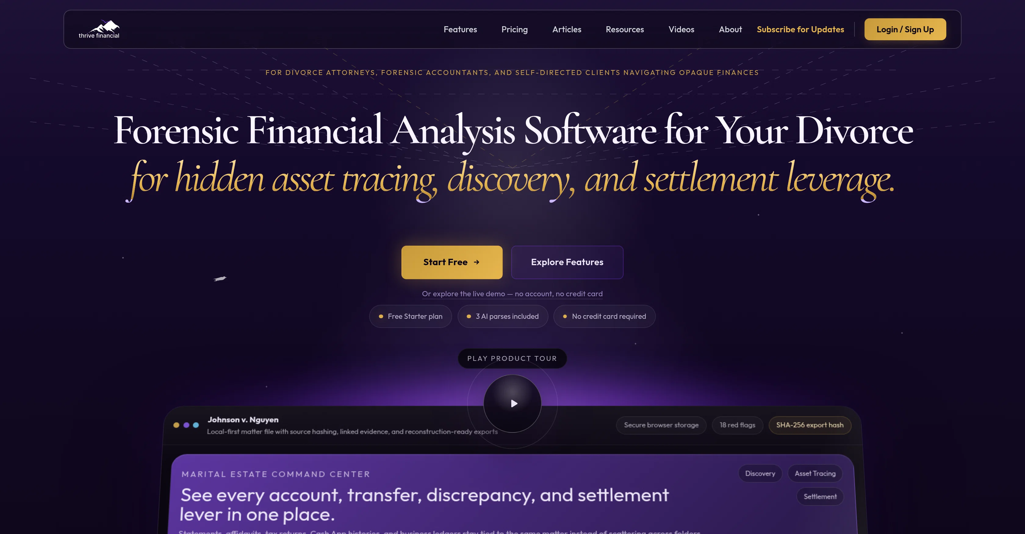 Thrive Financial screenshot