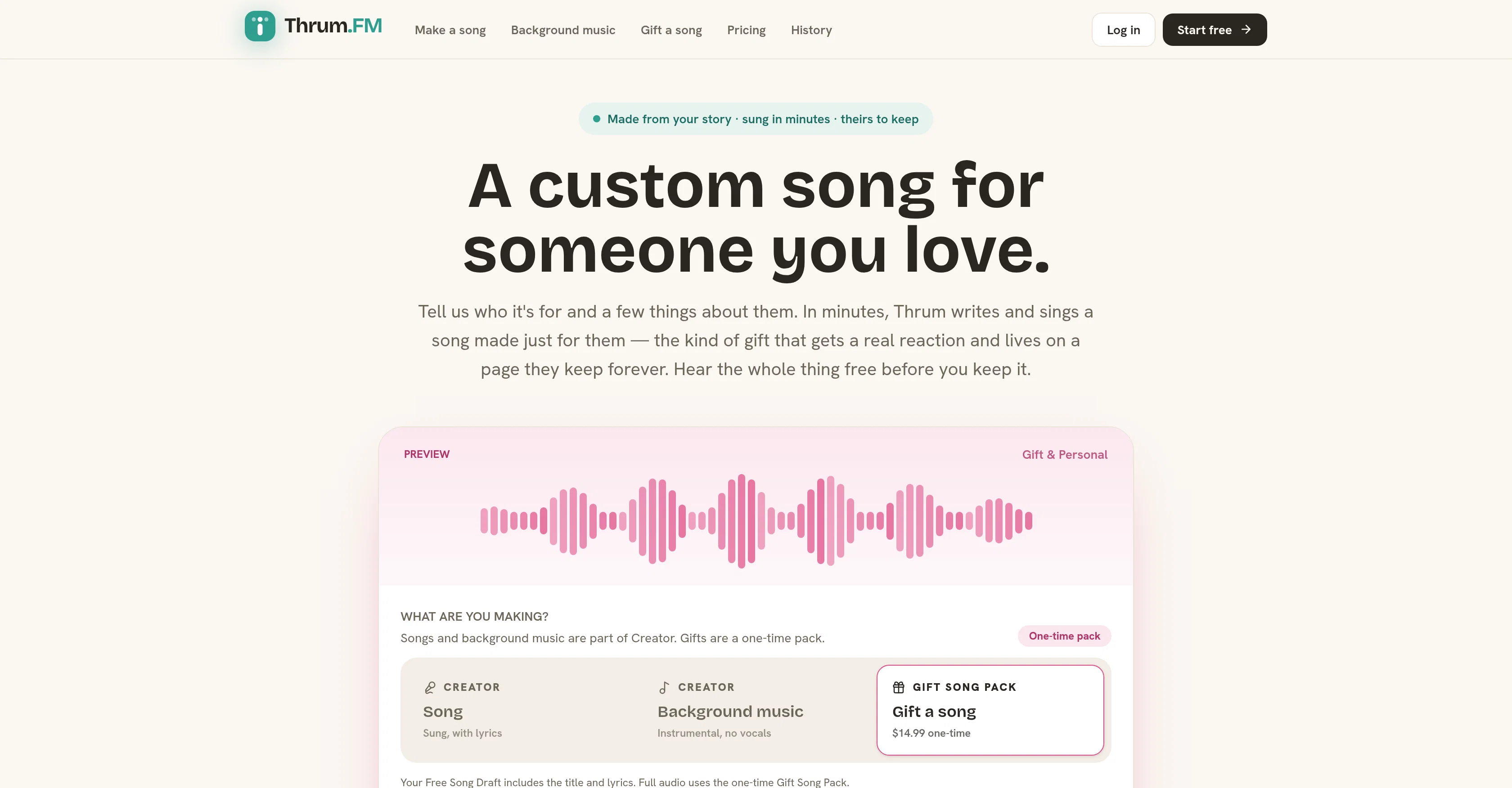 Thrum.FM screenshot