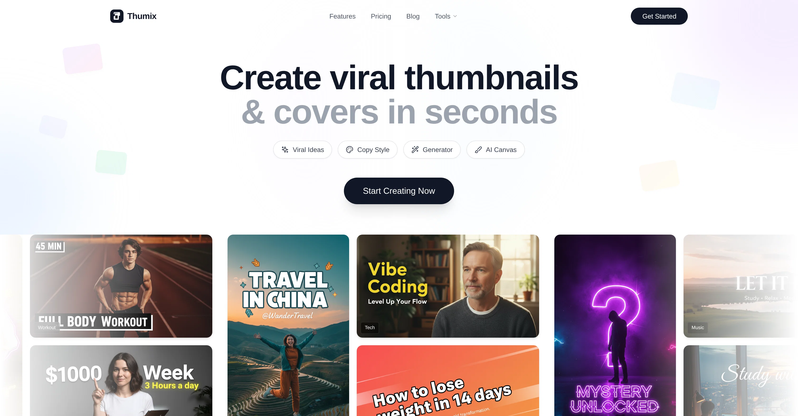 Thumix AI screenshot
