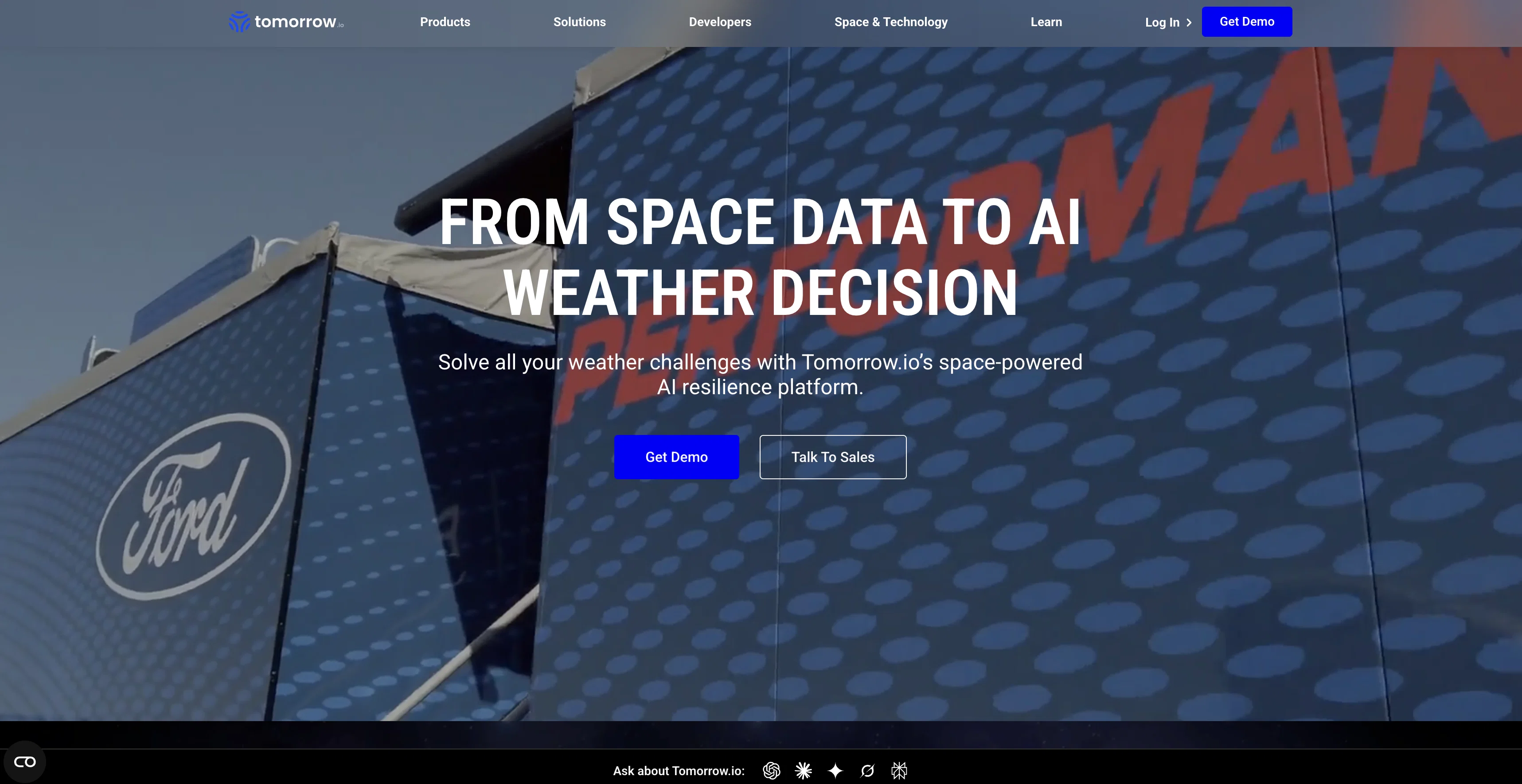 Tomorrow.io screenshot