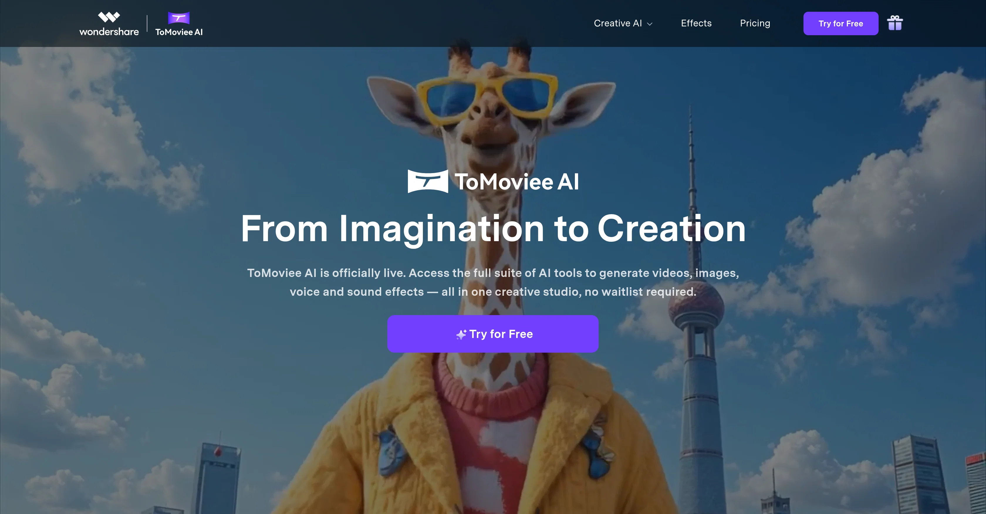 ToMoviee AI screenshot