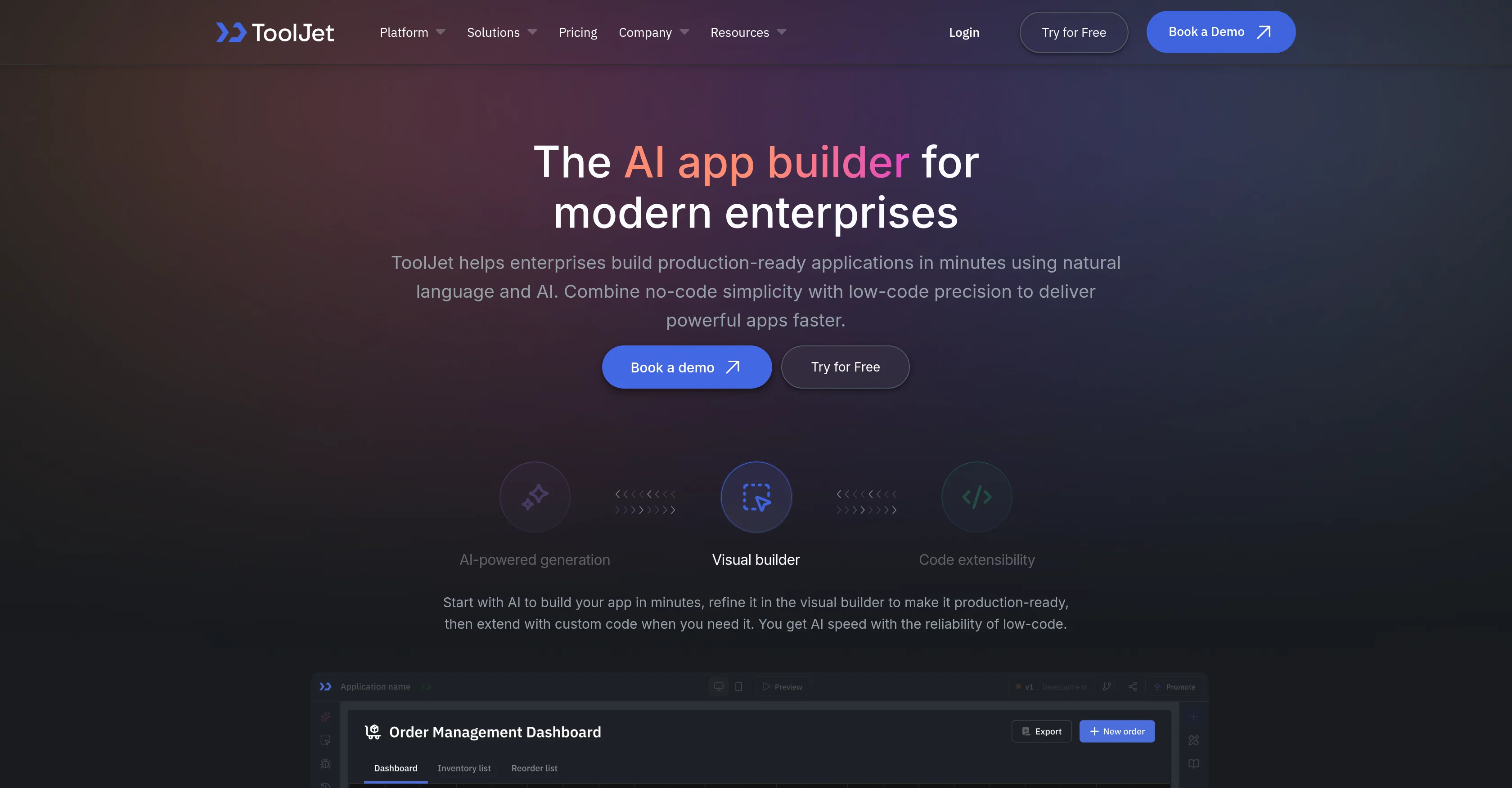 ToolJet screenshot