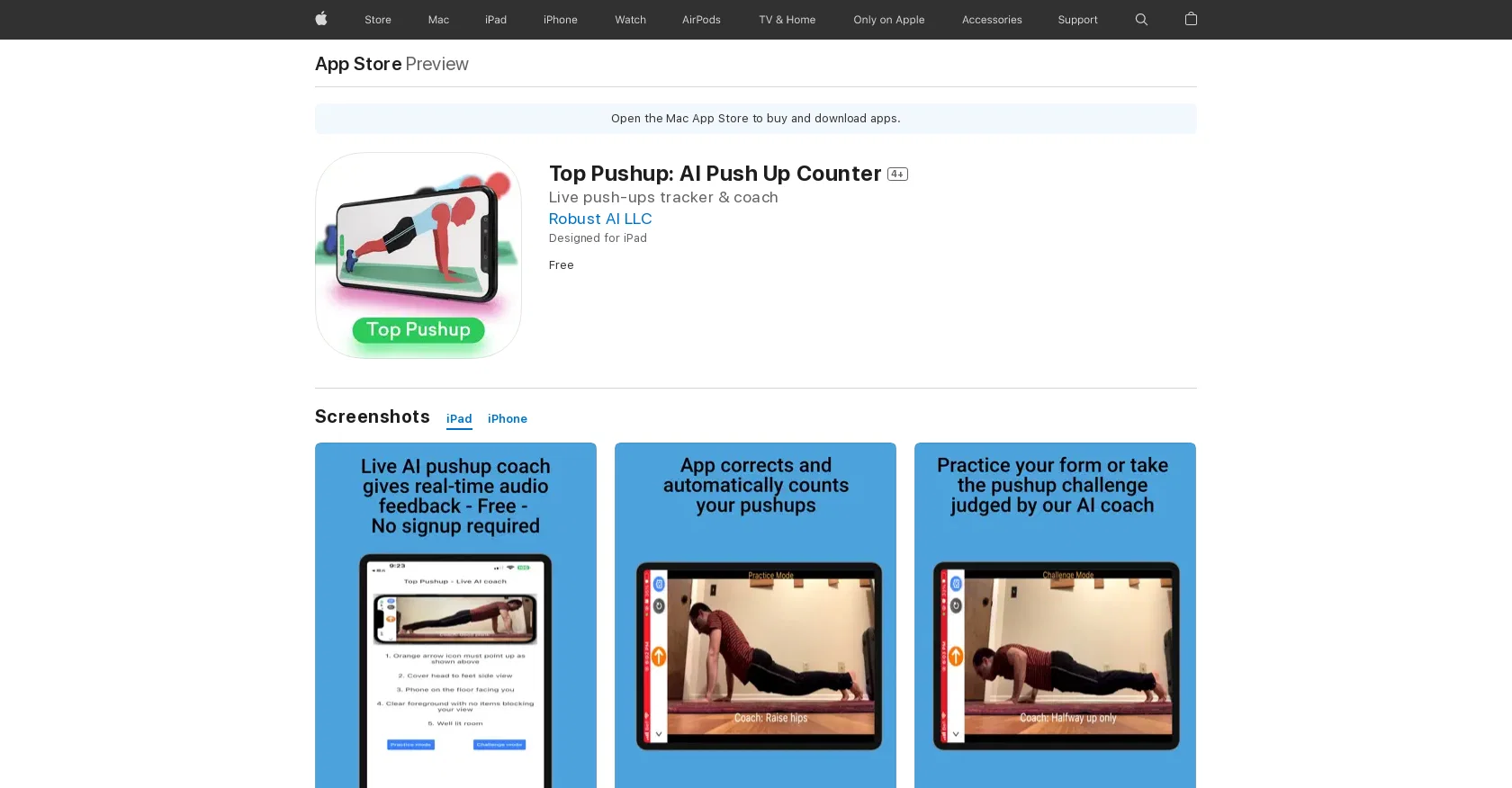 Top Pushup screenshot