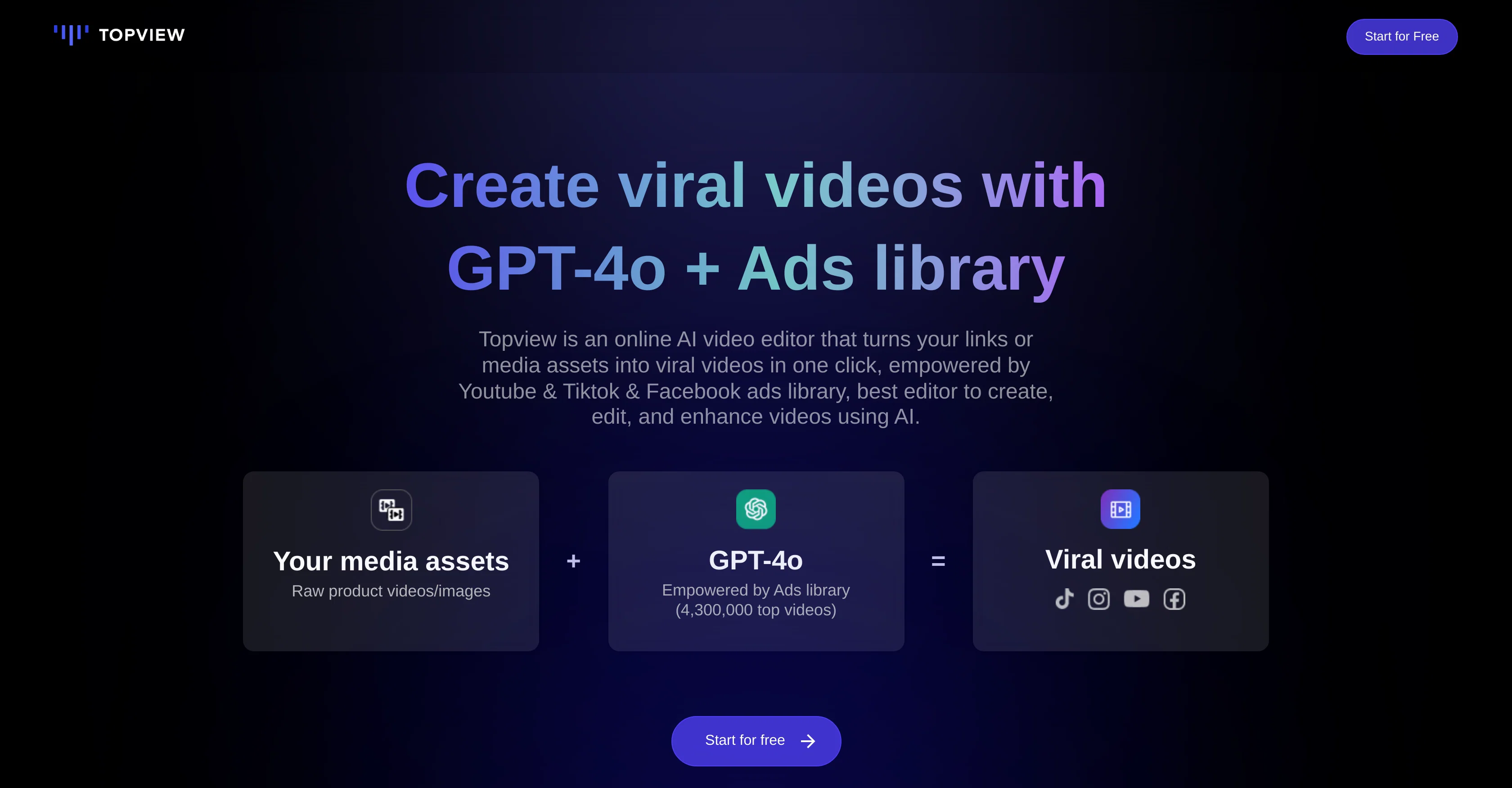 Topview AI Video Editor screenshot