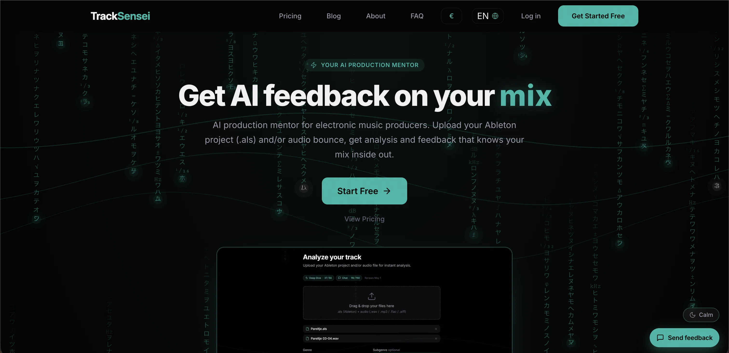 TrackSensei screenshot